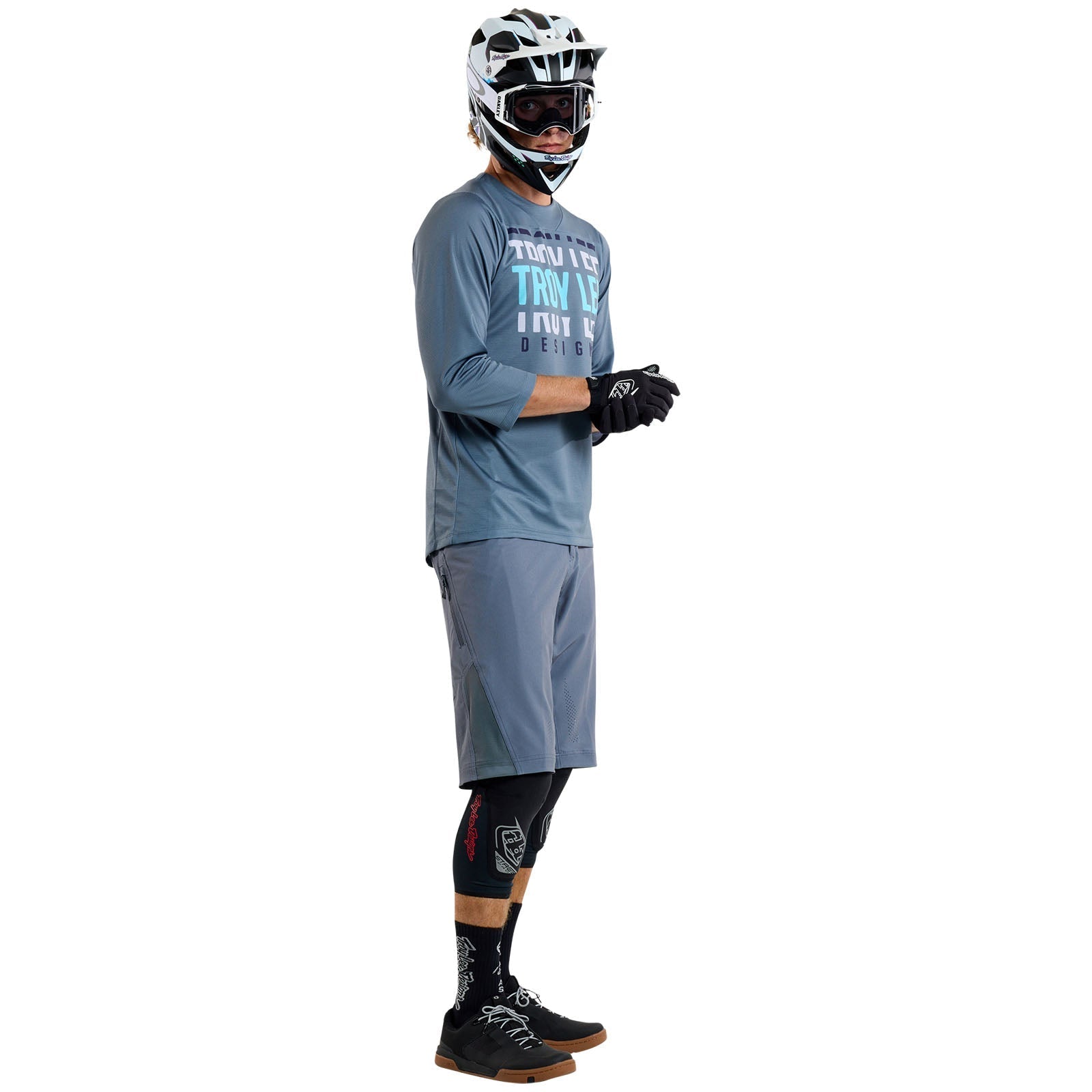TLD Ruckus 3/4-Trikot Spun, Stahlblau