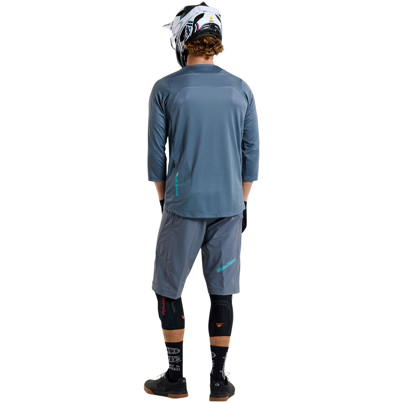 TLD Ruckus 3/4-Trikot Spun, Stahlblau
