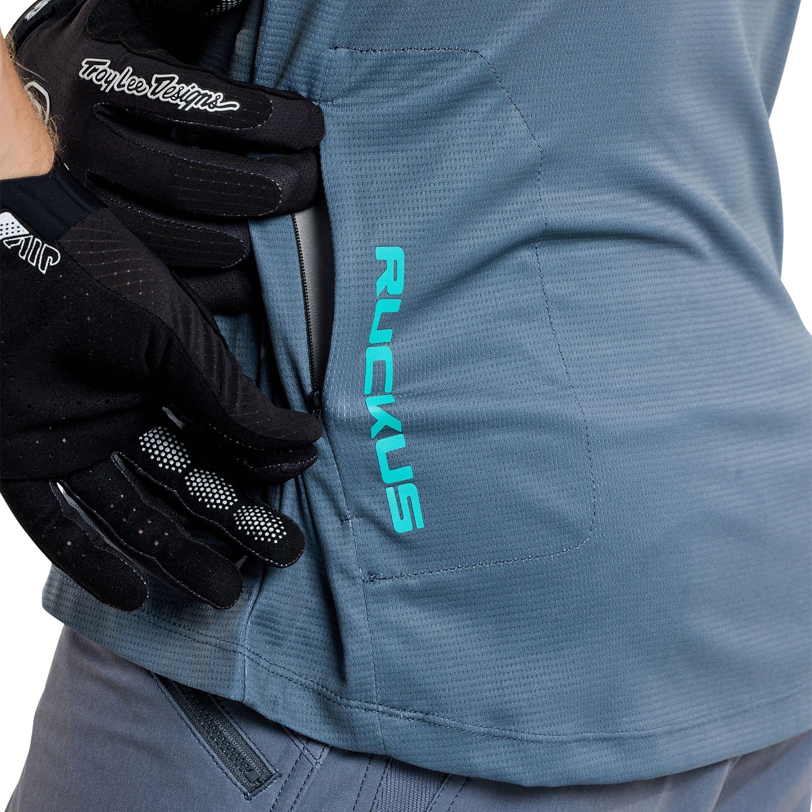 TLD Ruckus 3/4-Trikot Spun, Stahlblau