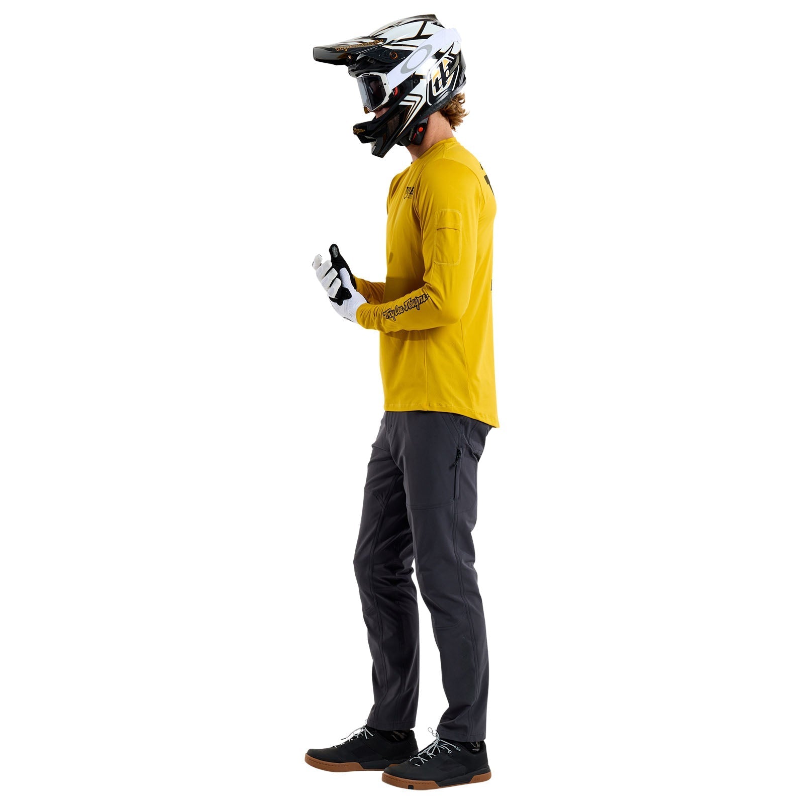 TLD Ruckus Fahr-Langarm-T-Shirt Eyez, Safran