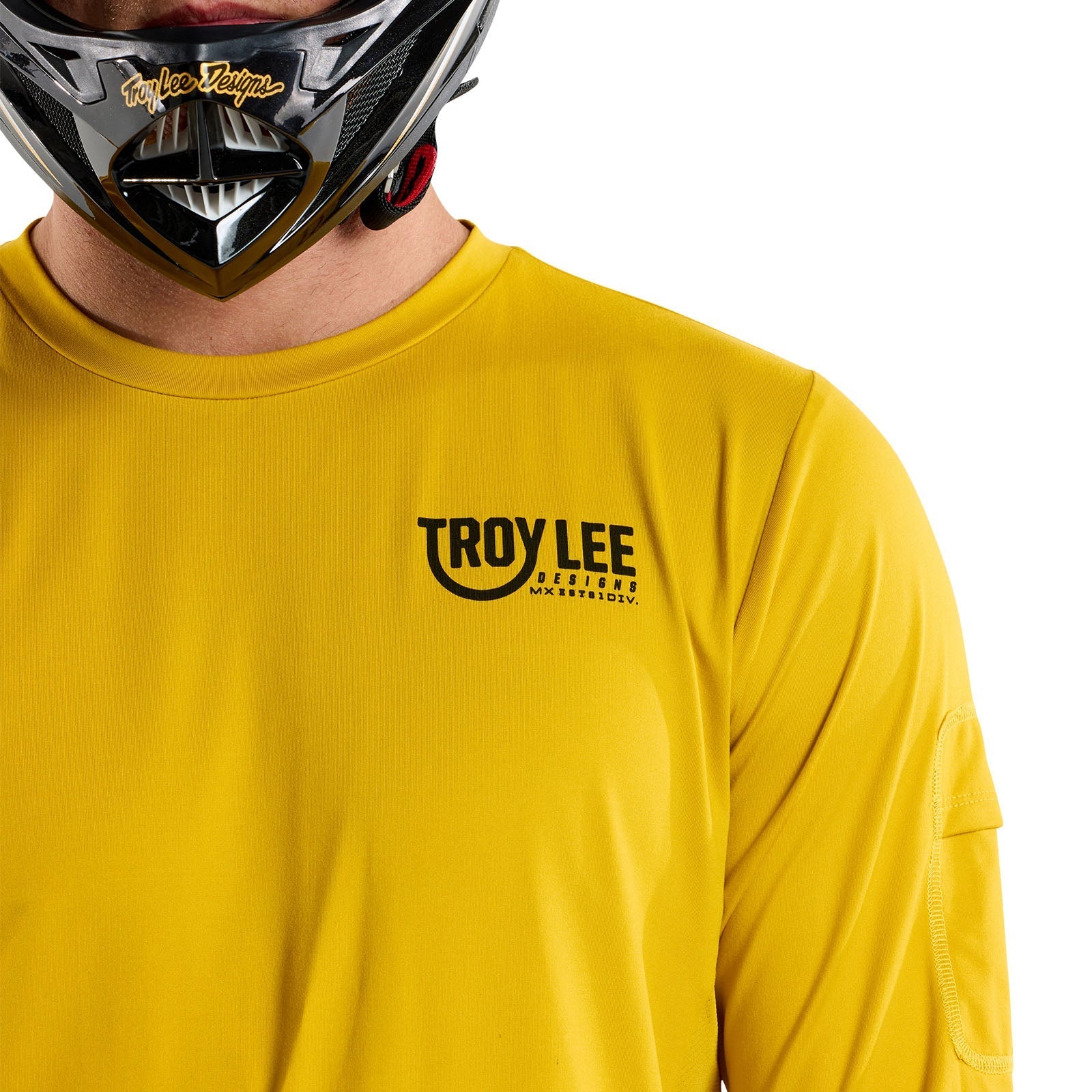 TLD Ruckus Fahr-Langarm-T-Shirt Eyez, Safran