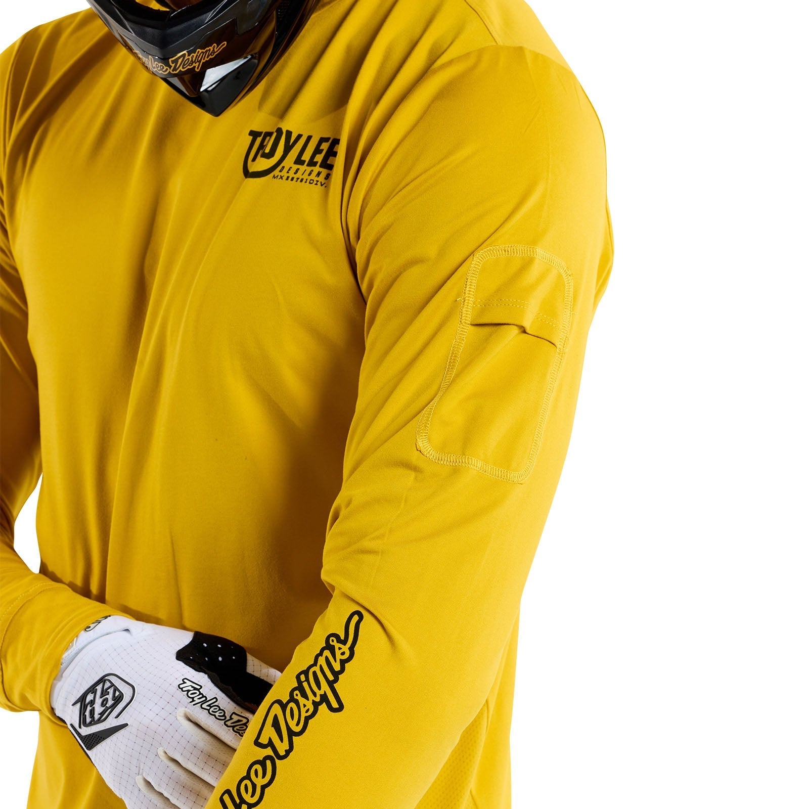 TLD Ruckus Fahr-Langarm-T-Shirt Eyez, Safran