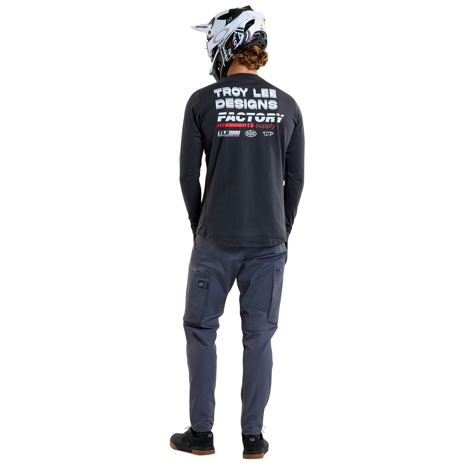 TLD Ruckus Ride Langarm-T-Shirt Factory, Carbon