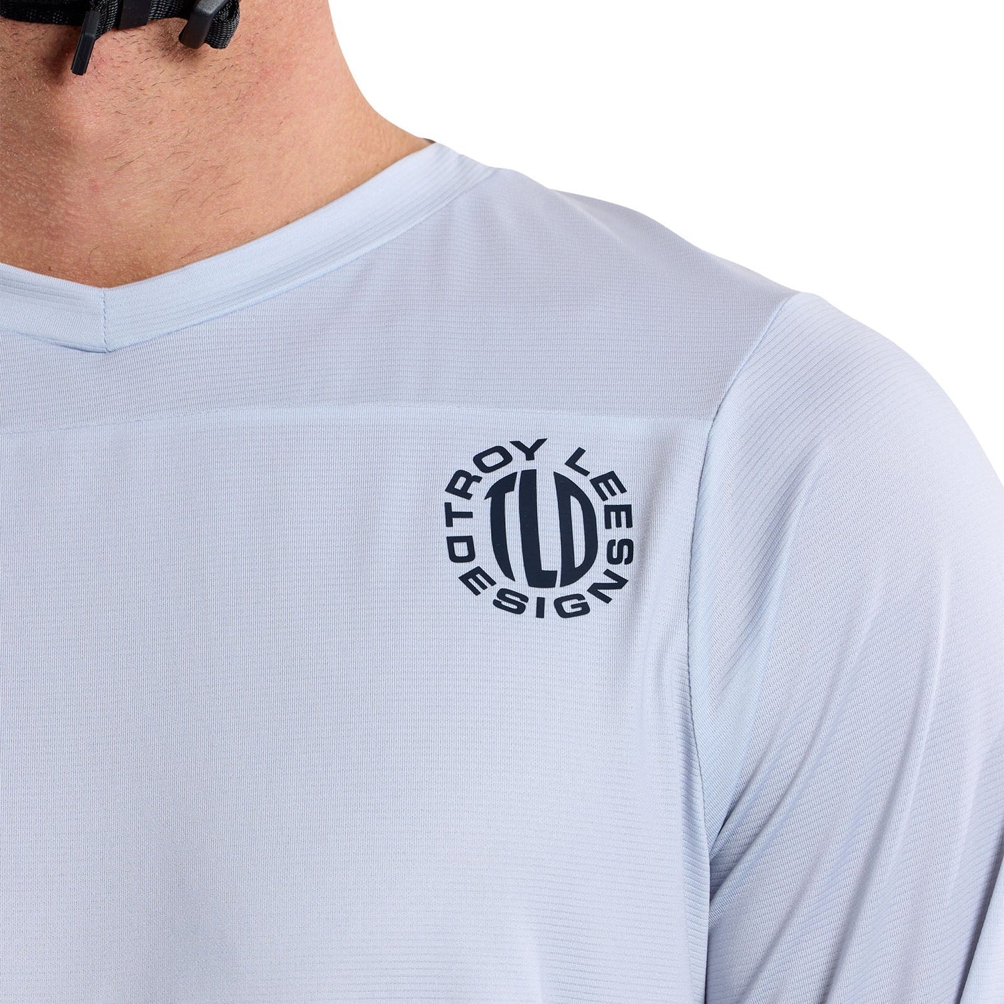 TLD Ruckus Fahr-Langarm-T-Shirt Burn Out, Dunstgrau