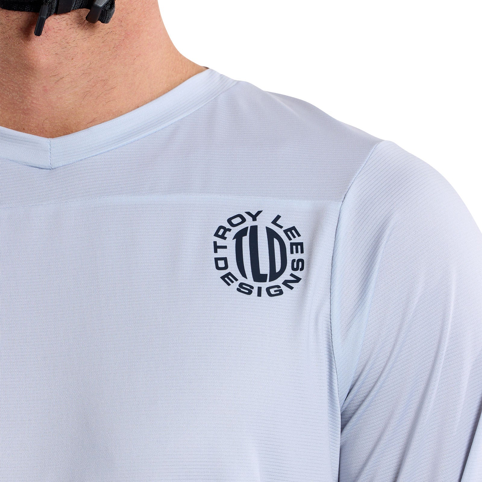 TLD Ruckus Fahr-Langarm-T-Shirt Burn Out, Dunstgrau