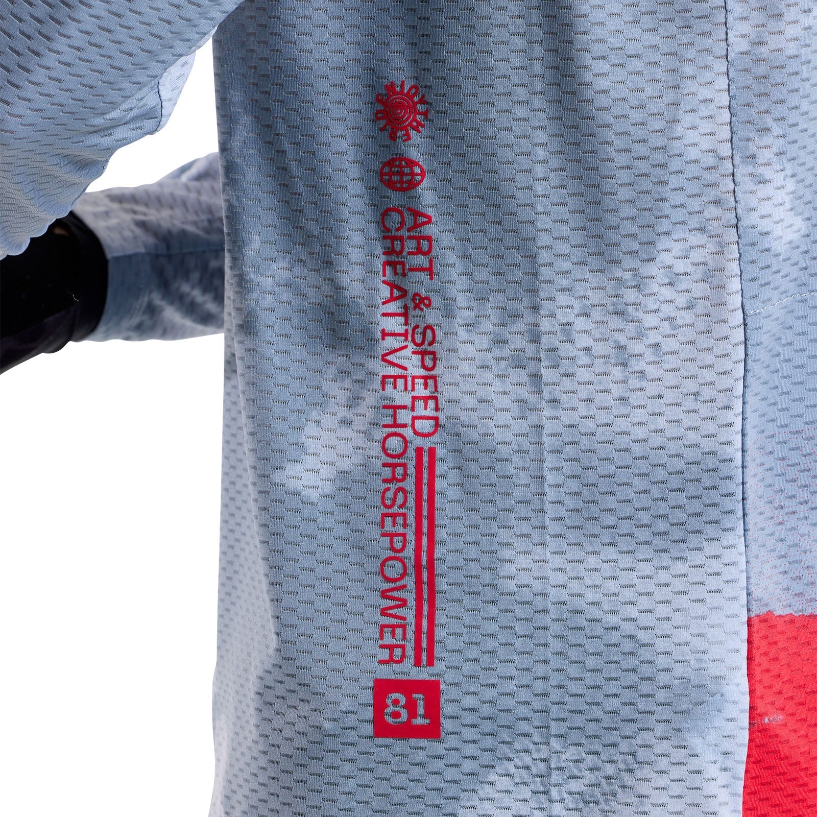TLD Skyline Air Langarm-Trikot Flared, Betongrau