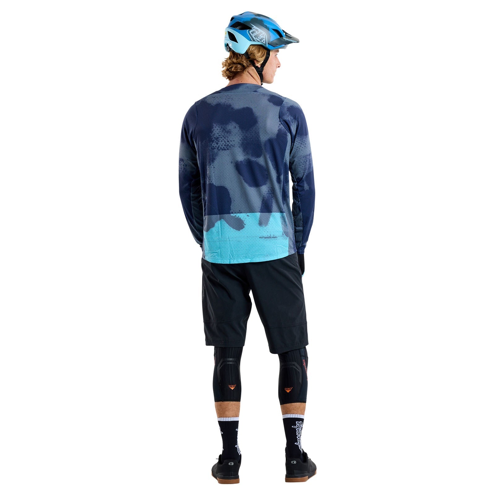 TLD Skyline Air Langarm-Trikot Flared, Stahlgrau