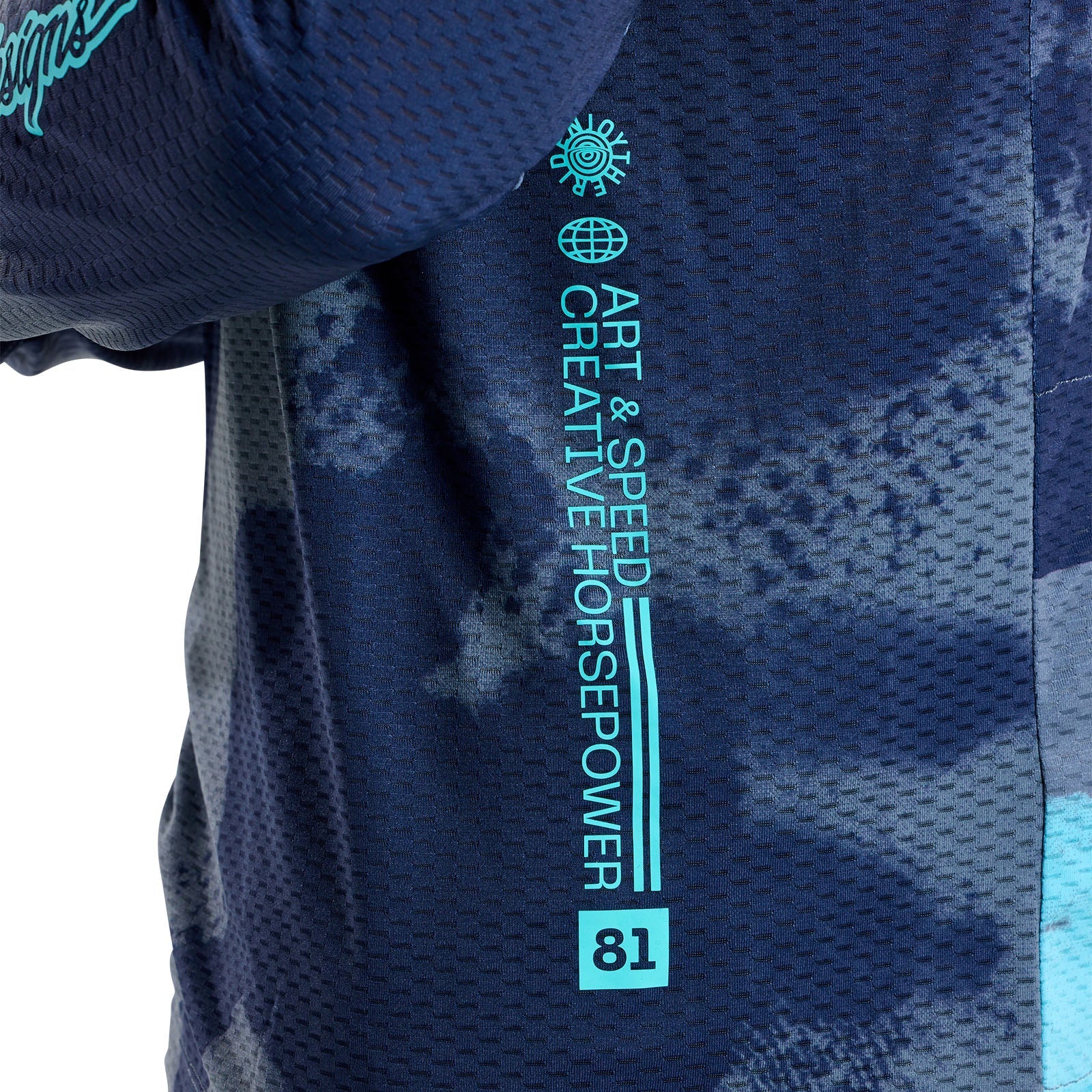 TLD Skyline Air Langarm-Trikot Flared, Stahlgrau