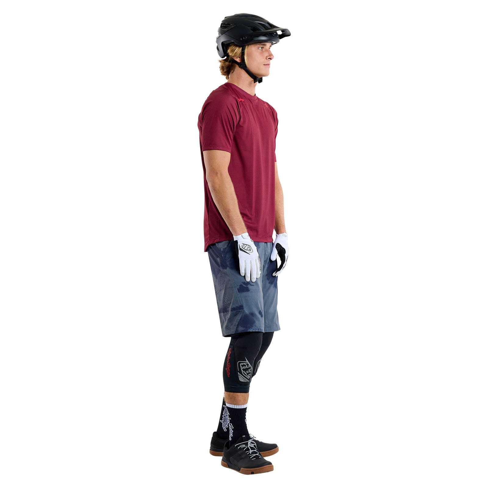TLD Skyline Air Kurzarm-Trikot Mono, Ochsenblut