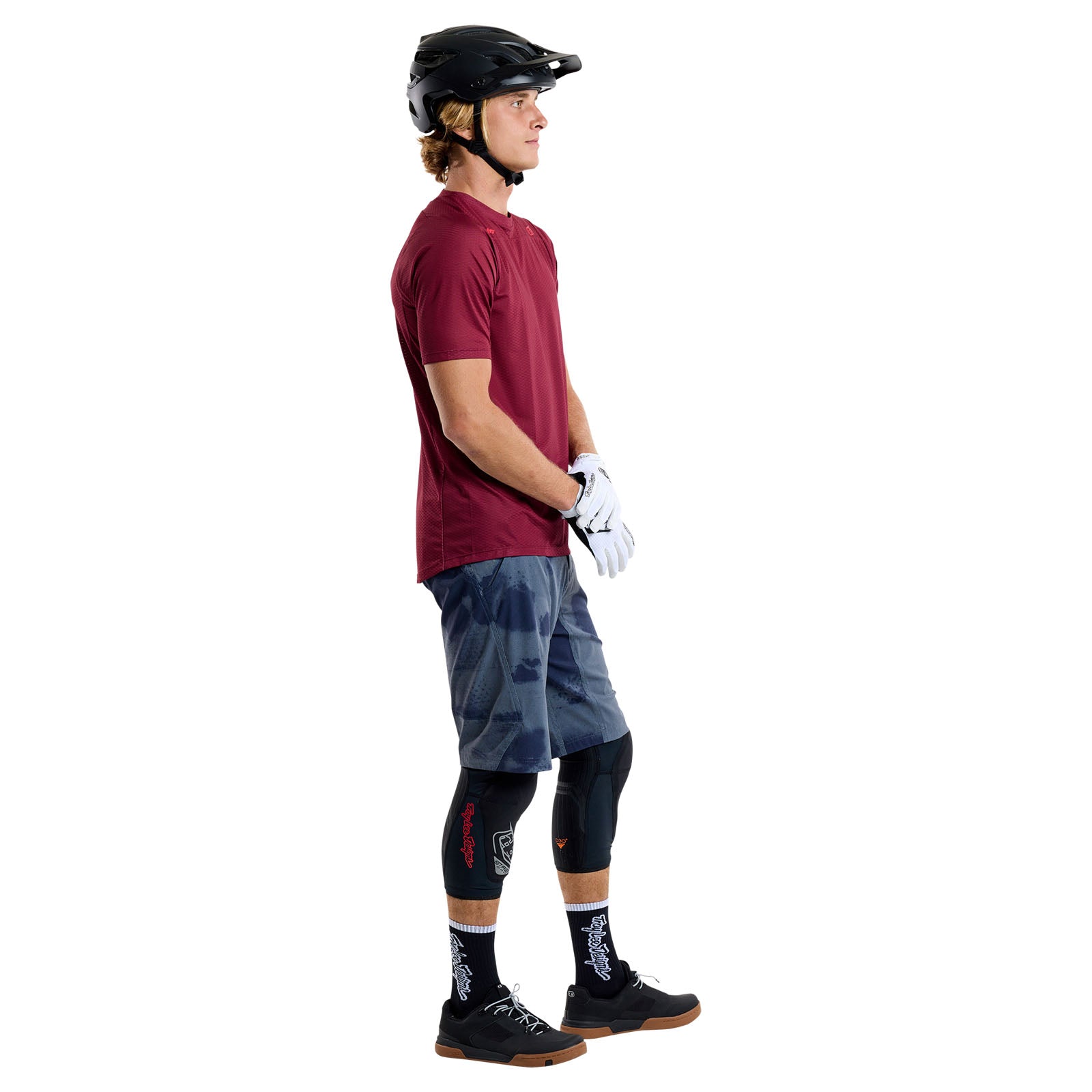 TLD Skyline Air Kurzarm-Trikot Mono, Ochsenblut