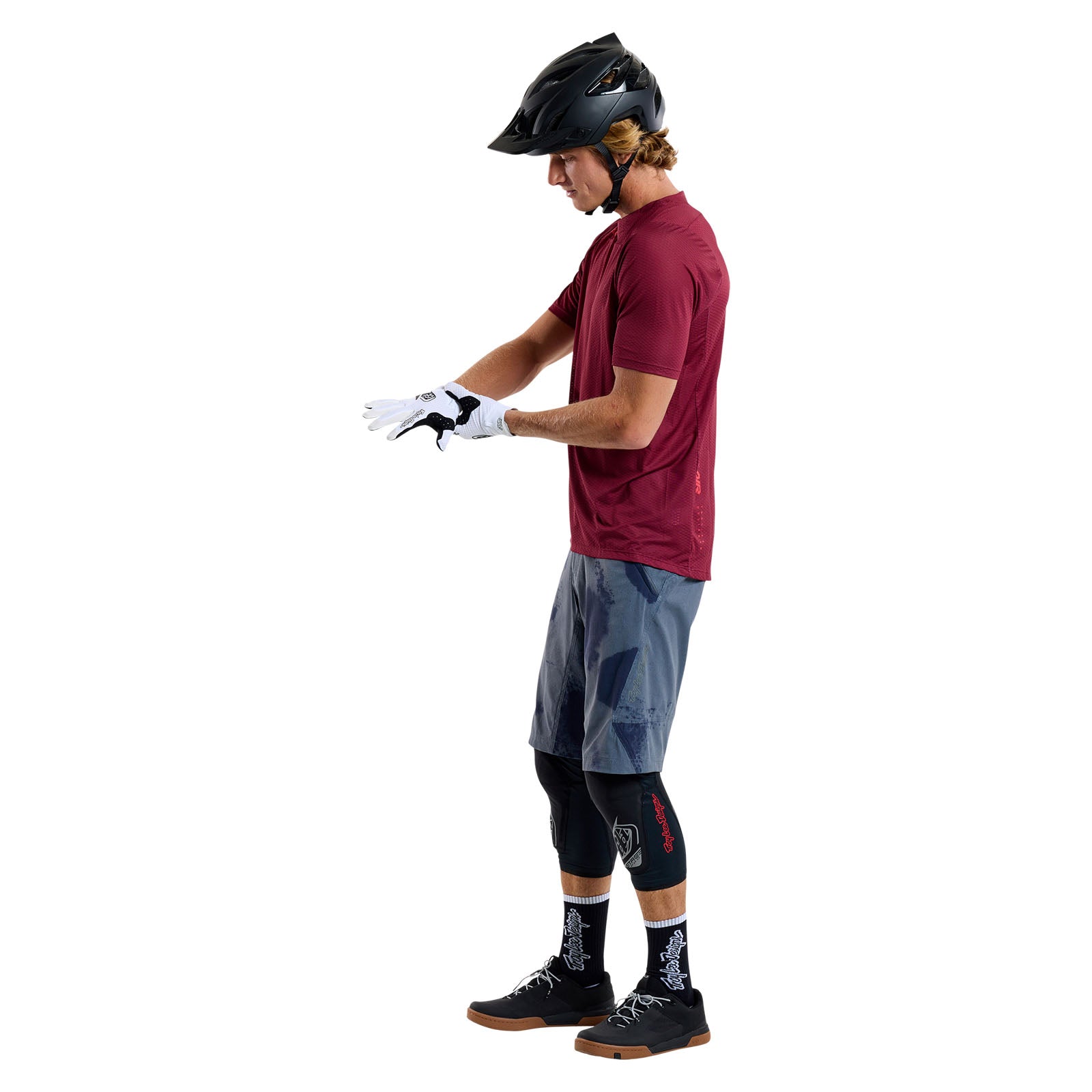 TLD Skyline Air Kurzarm-Trikot Mono, Ochsenblut
