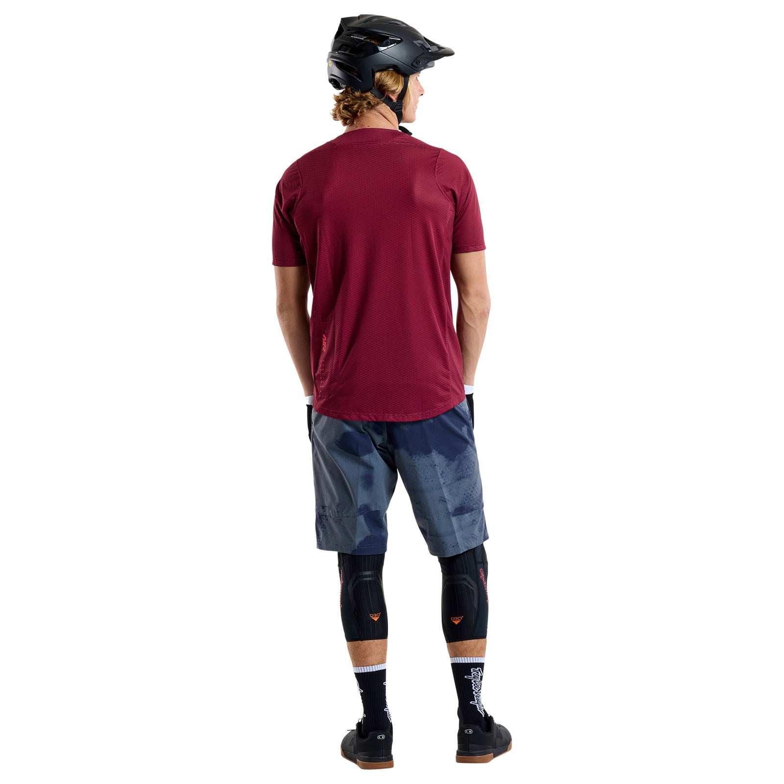 TLD Skyline Air Kurzarm-Trikot Mono, Ochsenblut