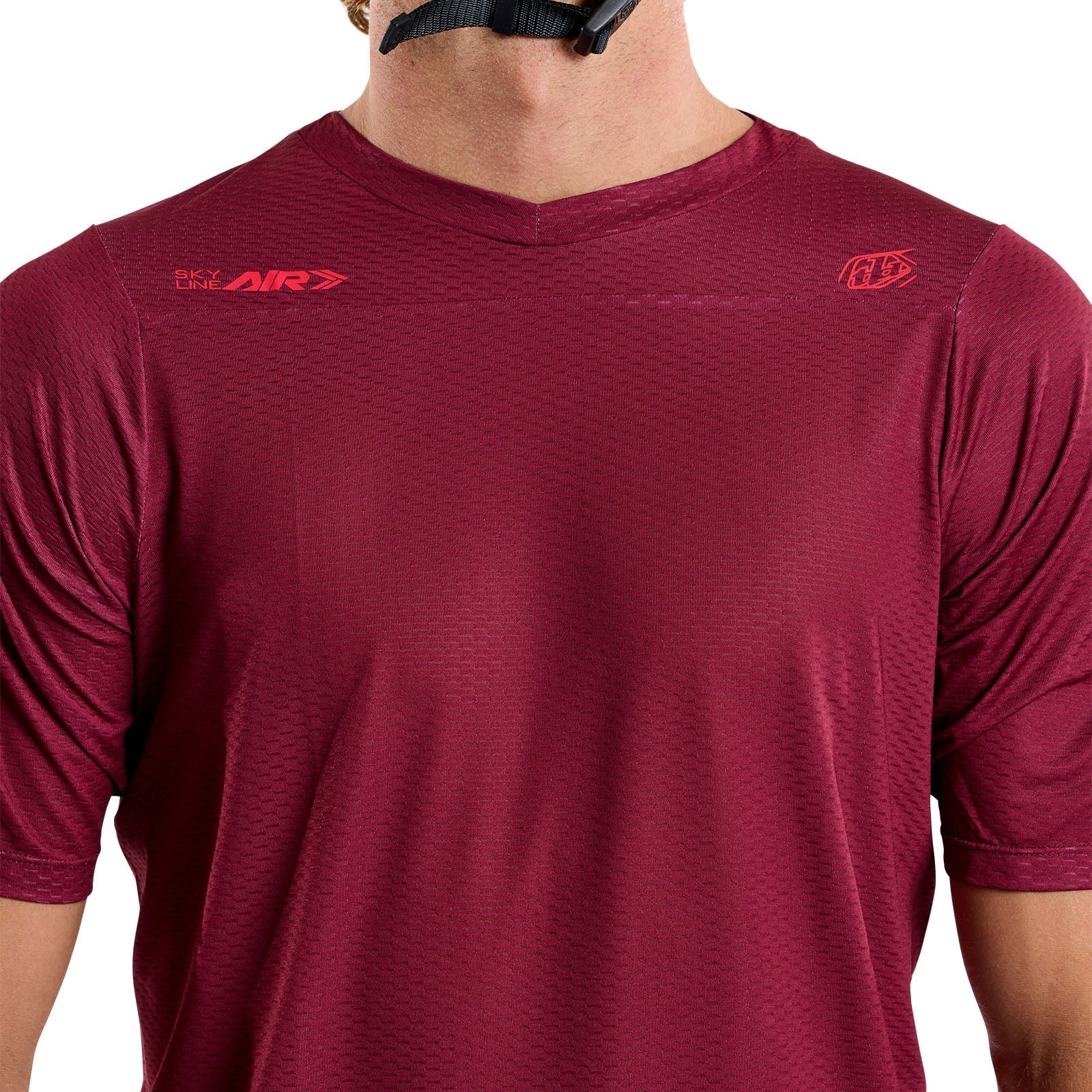 TLD Skyline Air Kurzarm-Trikot Mono, Ochsenblut