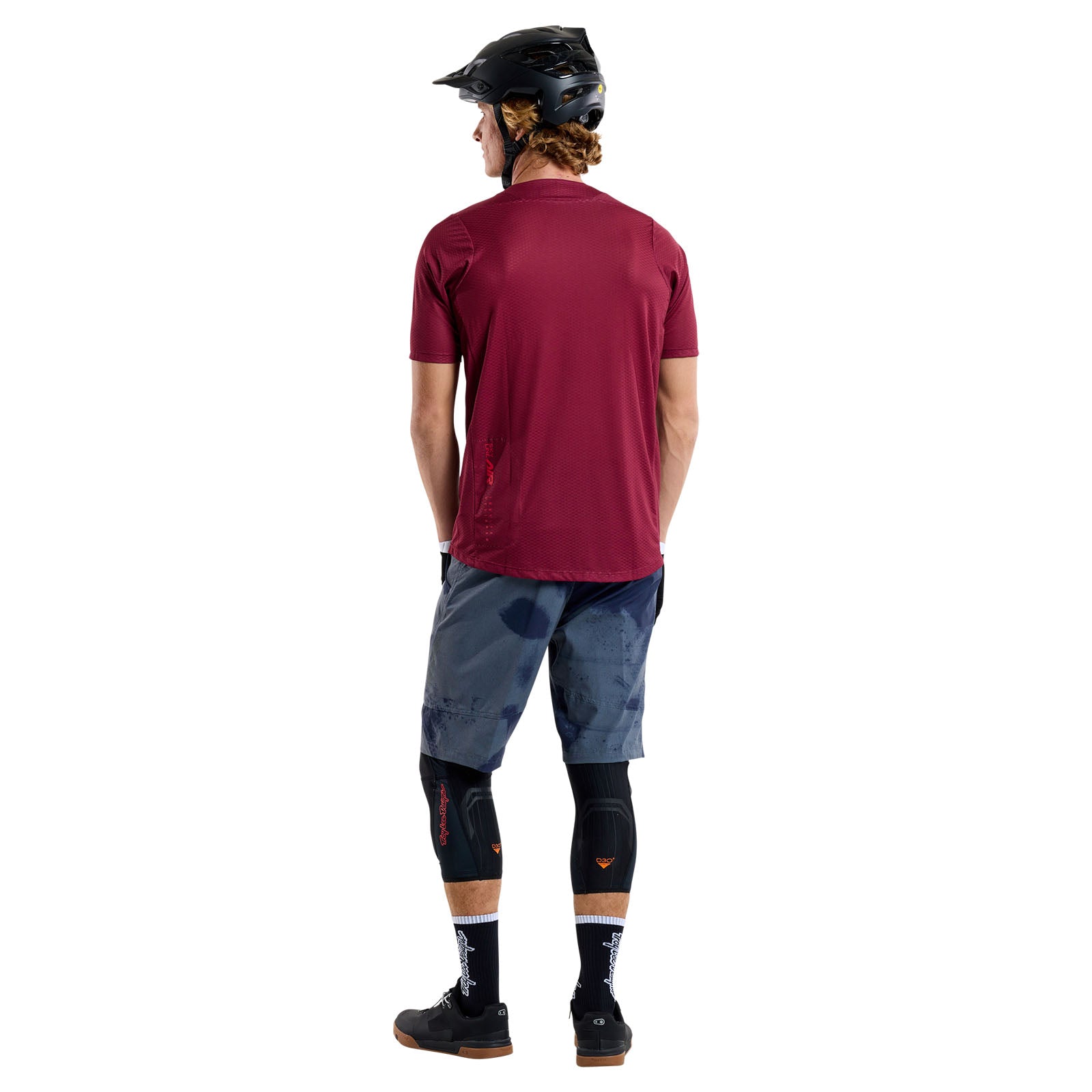 TLD Skyline Air Kurzarm-Trikot Mono, Ochsenblut