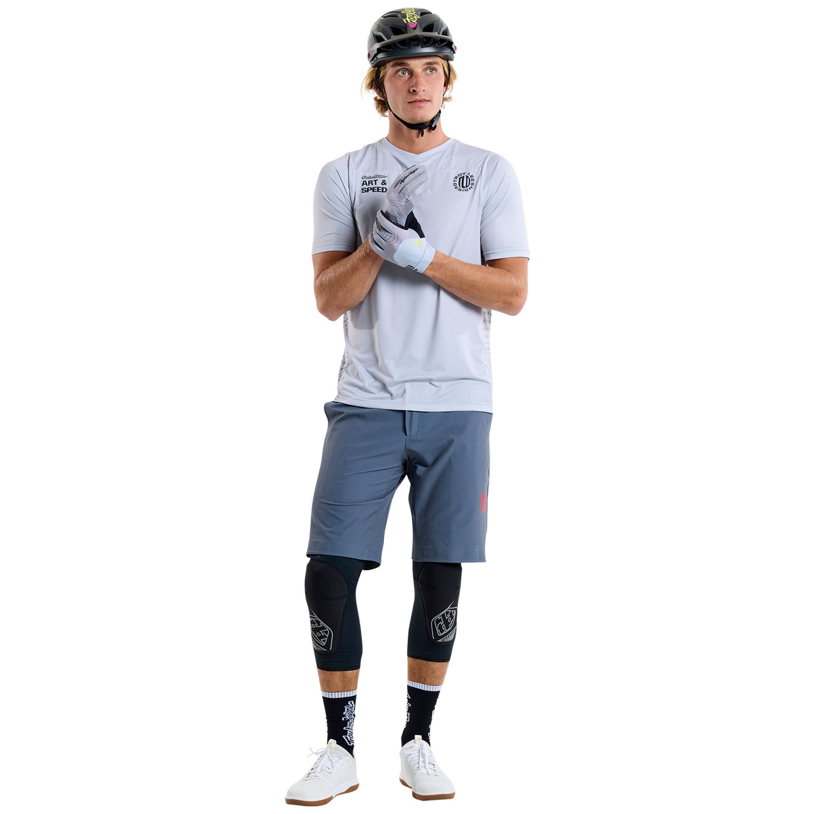 TLD Skyline Kurzarm-Trikot Radioscape, Dunstgrau