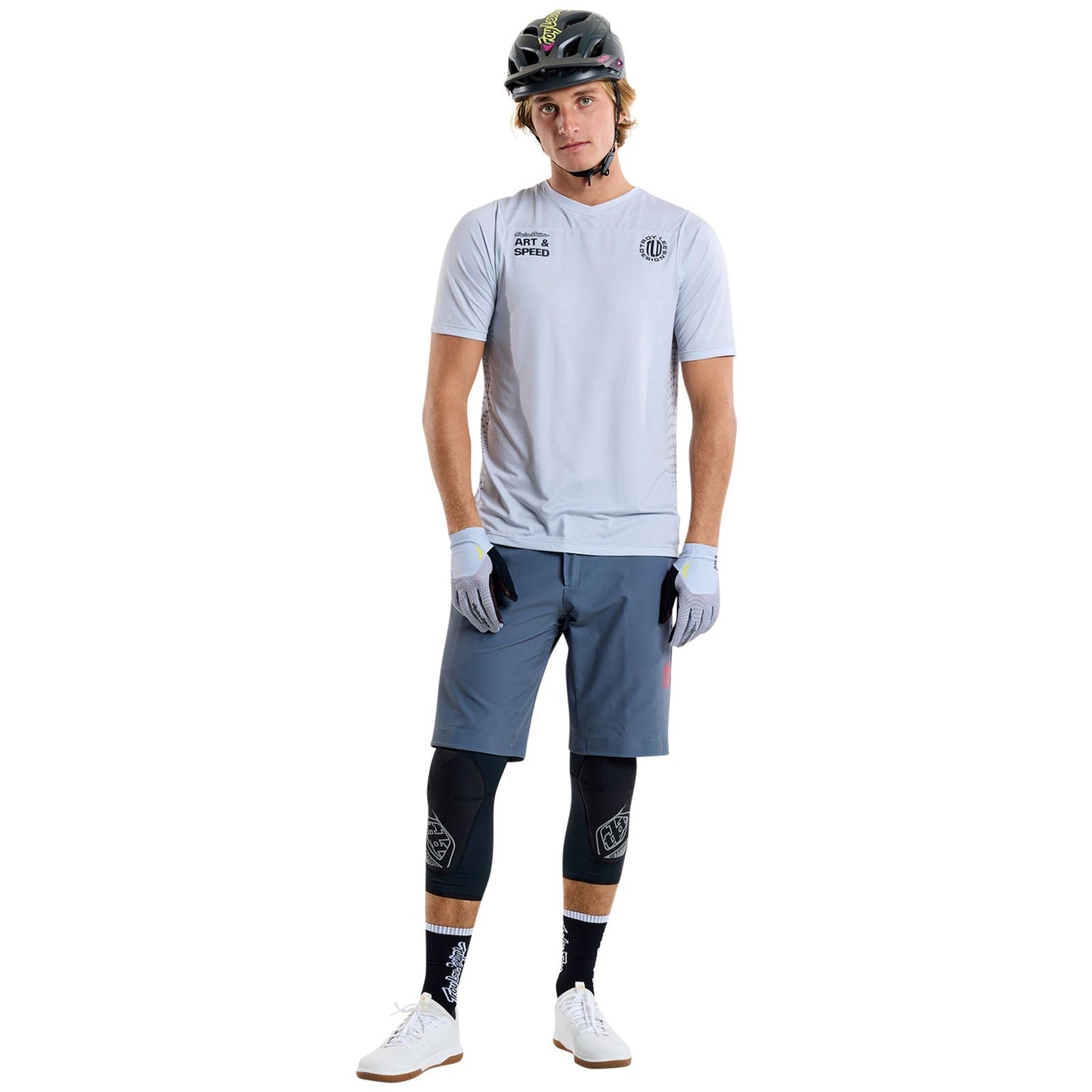TLD Skyline Kurzarm-Trikot Radioscape, Dunstgrau