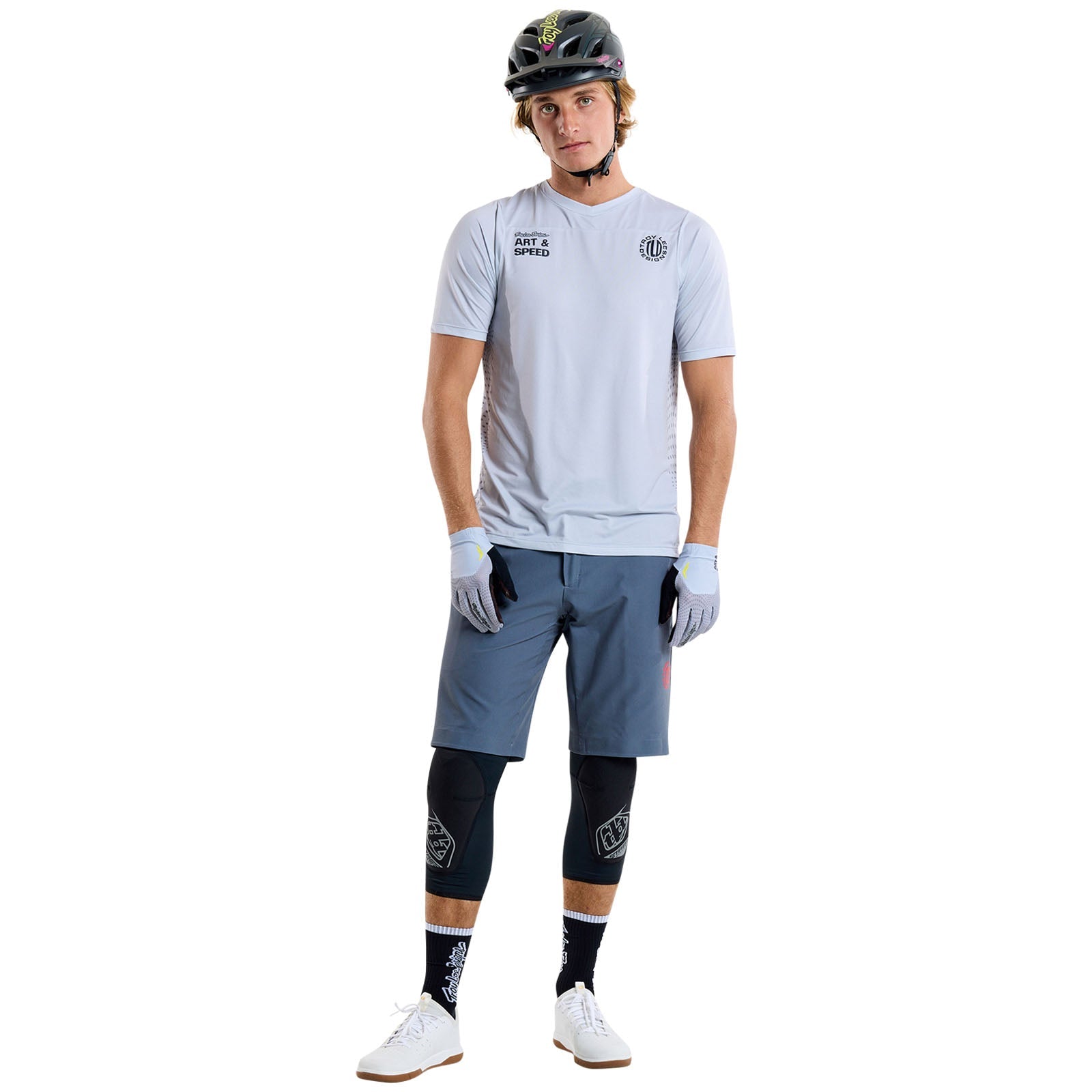 TLD Skyline Kurzarm-Trikot Radioscape, Dunstgrau
