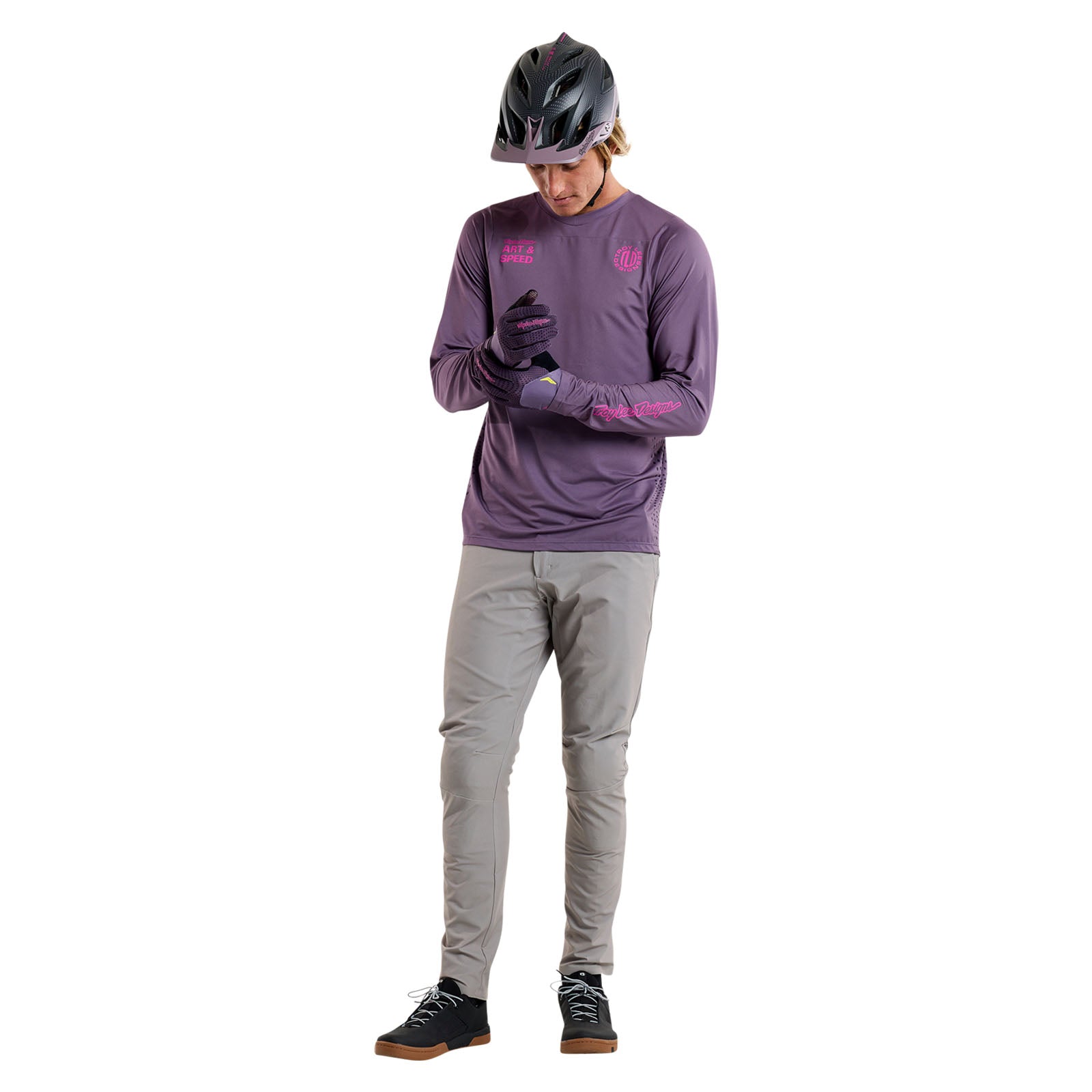 TLD Skyline Langarm-Trikot Radioscape, Tief Violett