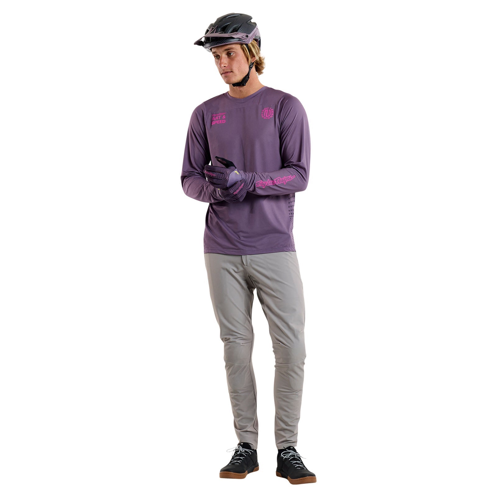 TLD Skyline Langarm-Trikot Radioscape, Tief Violett