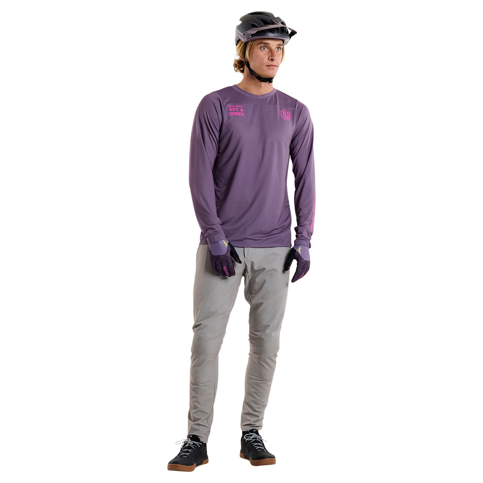 TLD Skyline Langarm-Trikot Radioscape, Tief Violett