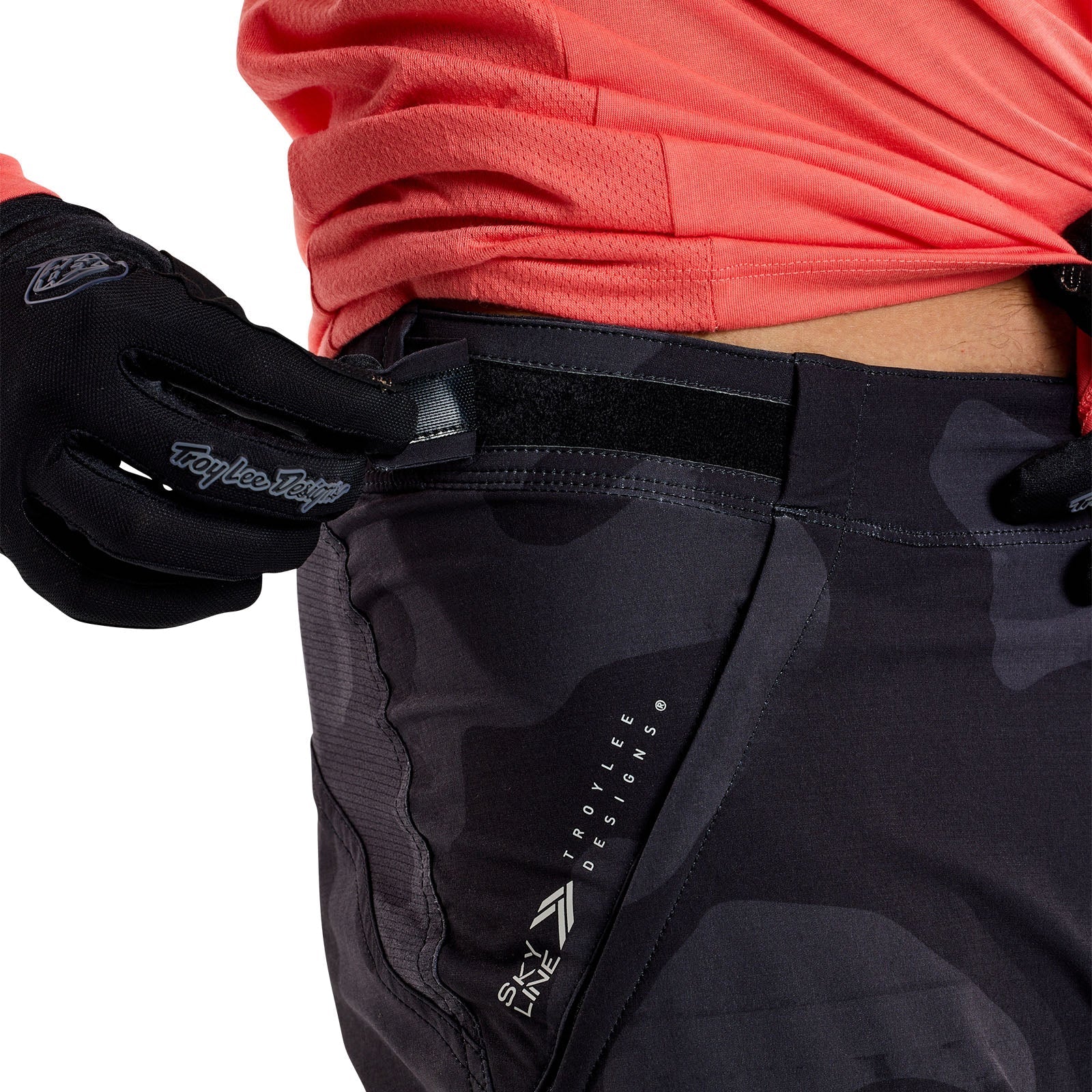 TLD Skyline Shorts mit Liner Scrubland, Carbon