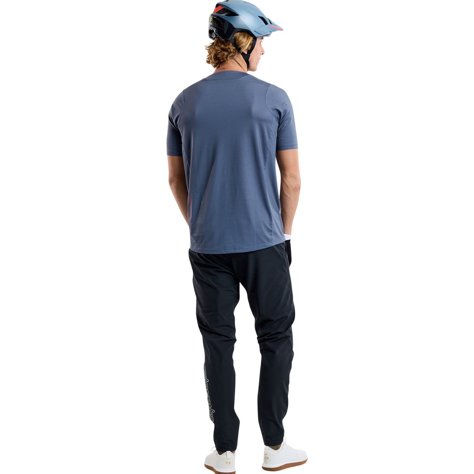 TLD Skyline Kurzarm-Trikot Mono, Stahlblau