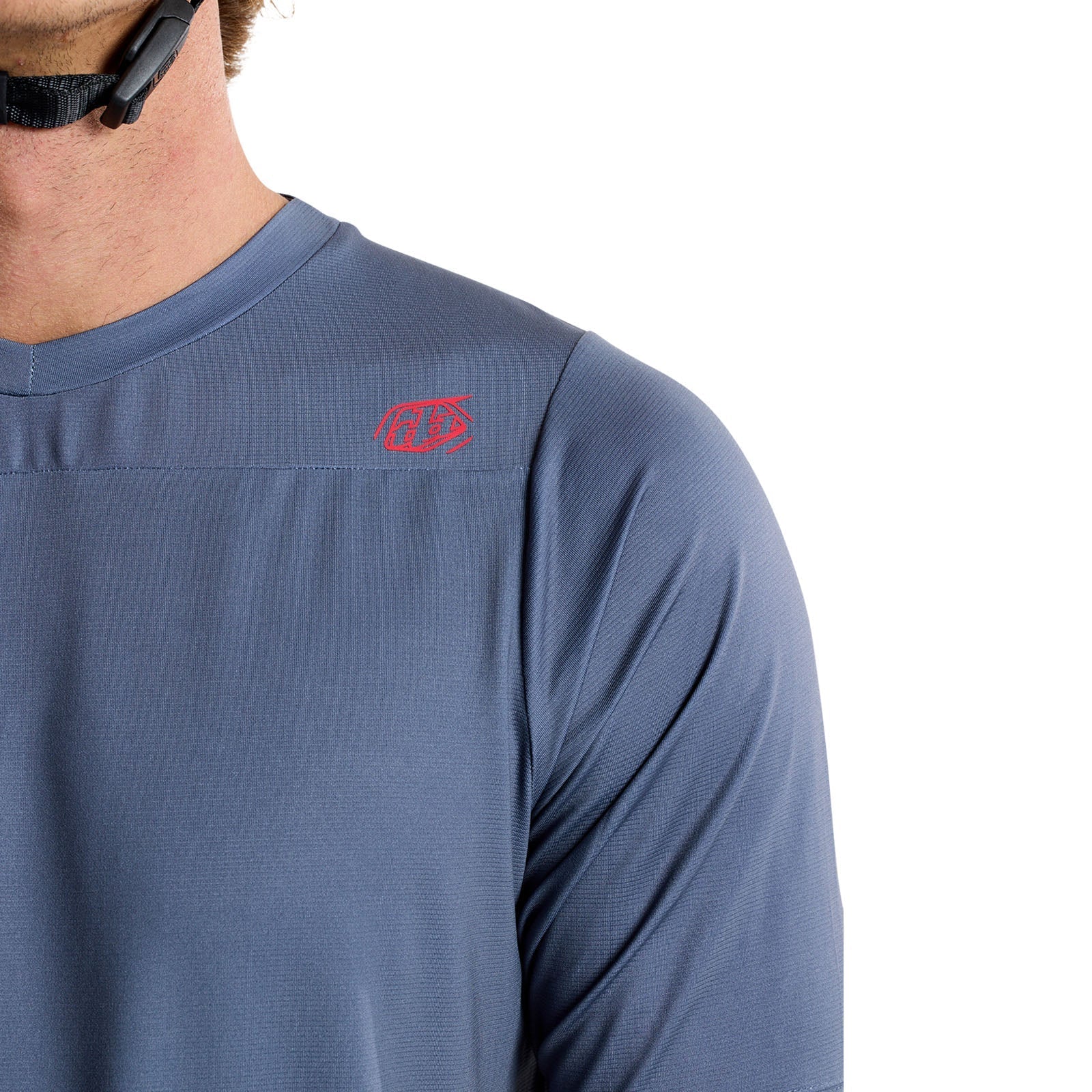TLD Skyline Kurzarm-Trikot Mono, Stahlblau