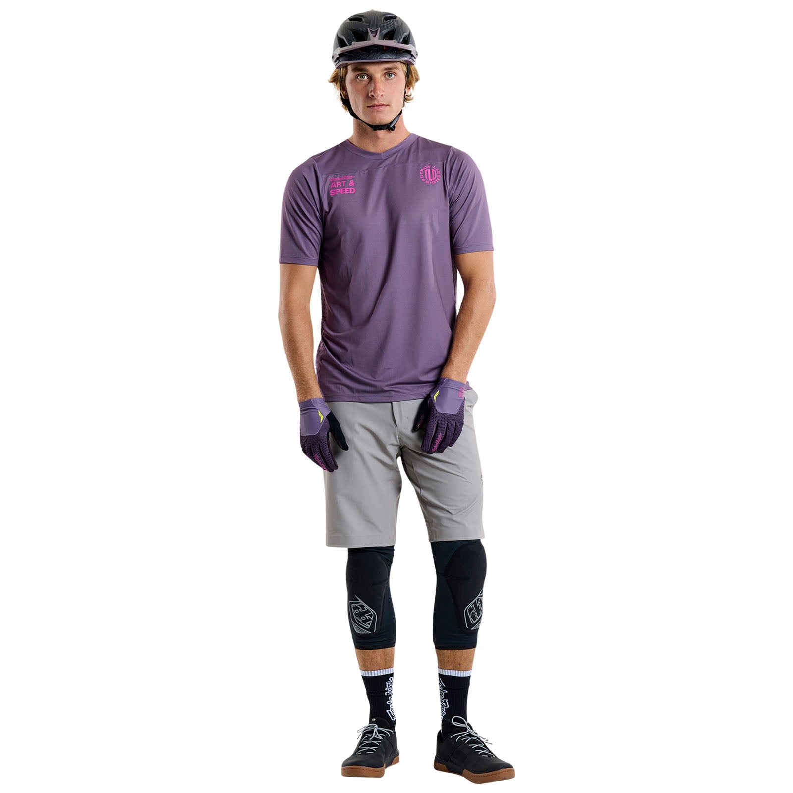TLD Skyline Kurzarm-Trikot Radioscape, Tief Violett