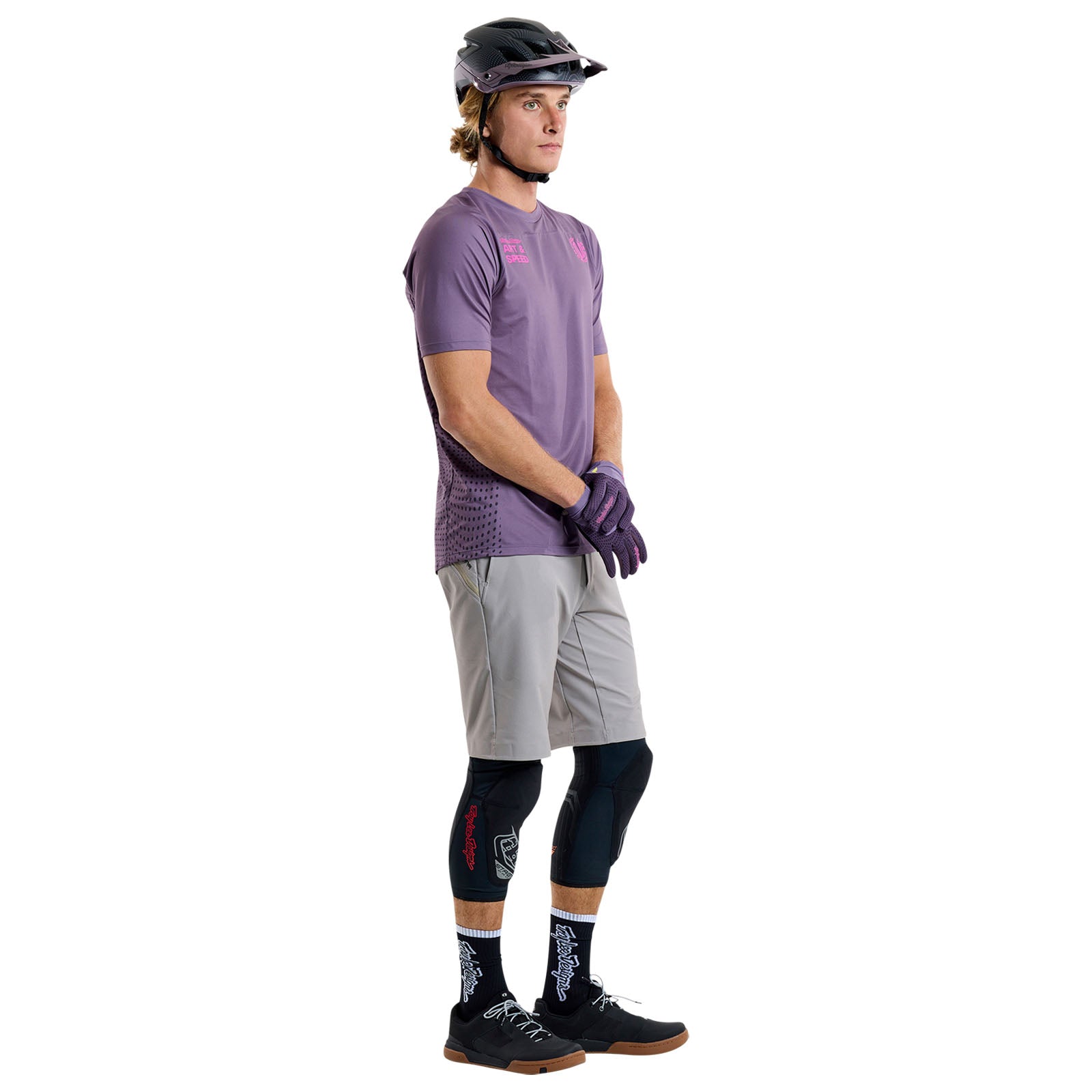 TLD Skyline Kurzarm-Trikot Radioscape, Tief Violett