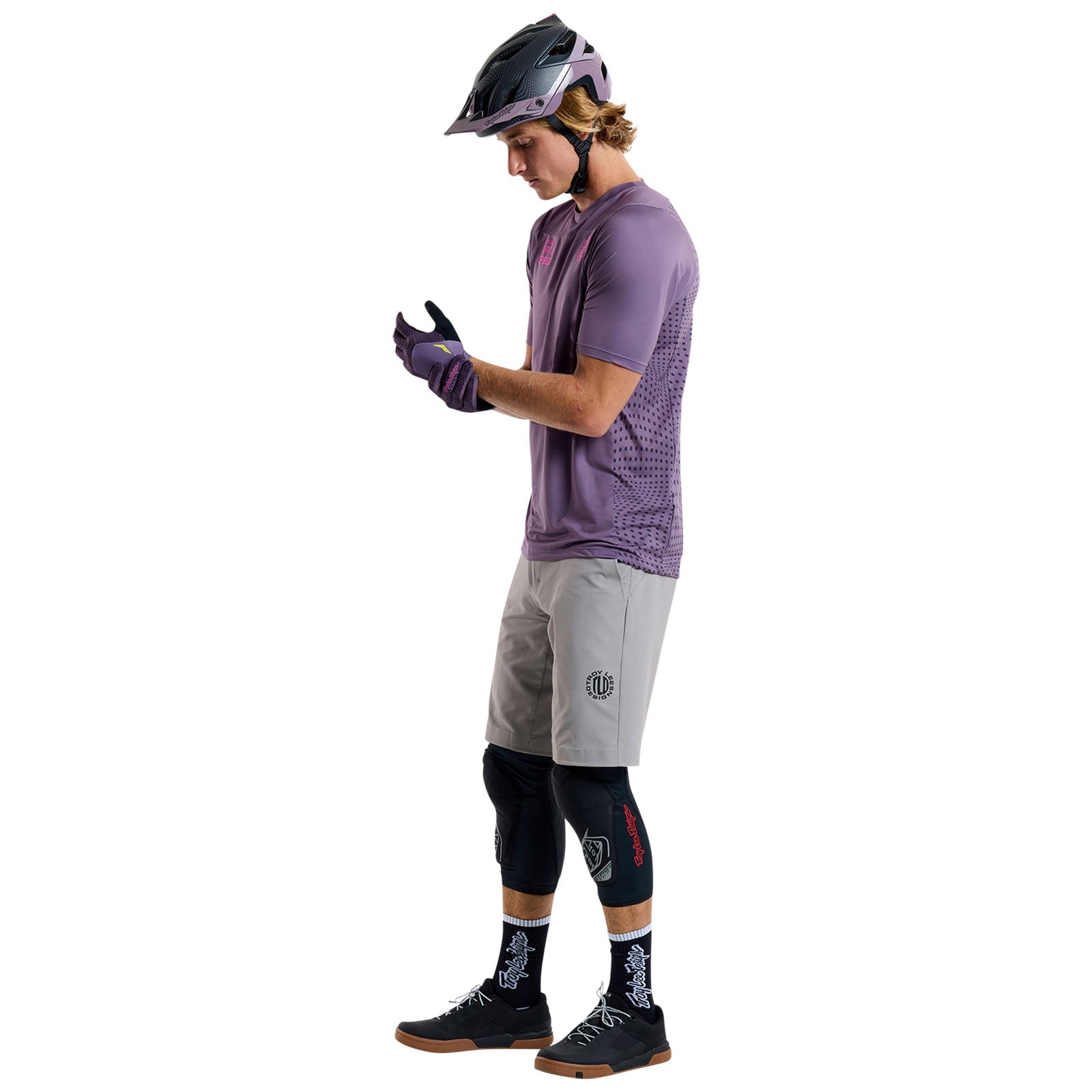 TLD Skyline Kurzarm-Trikot Radioscape, Tief Violett