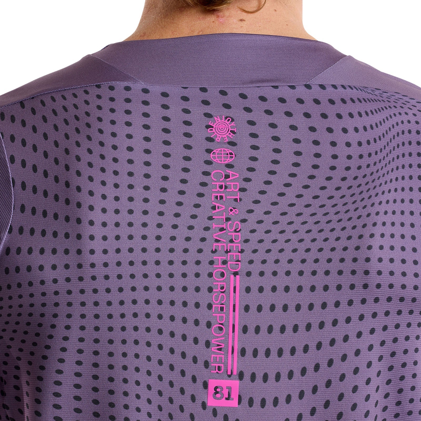 TLD Skyline Kurzarm-Trikot Radioscape, Tief Violett
