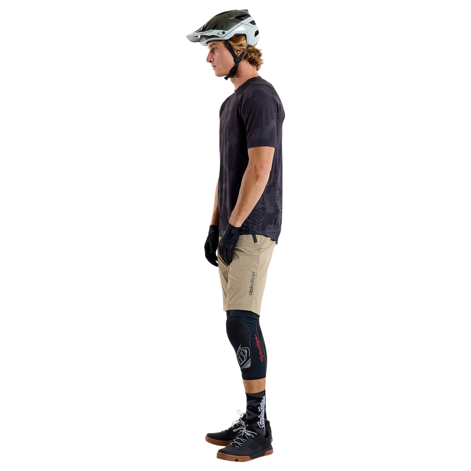 TLD Skyline Kurzarm-Trikot Scrubland, Schwarz