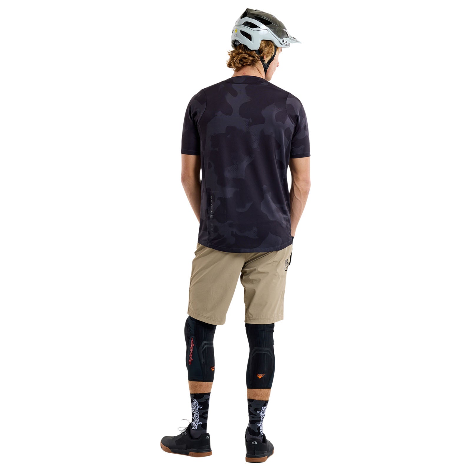 TLD Skyline Kurzarm-Trikot Scrubland, Schwarz