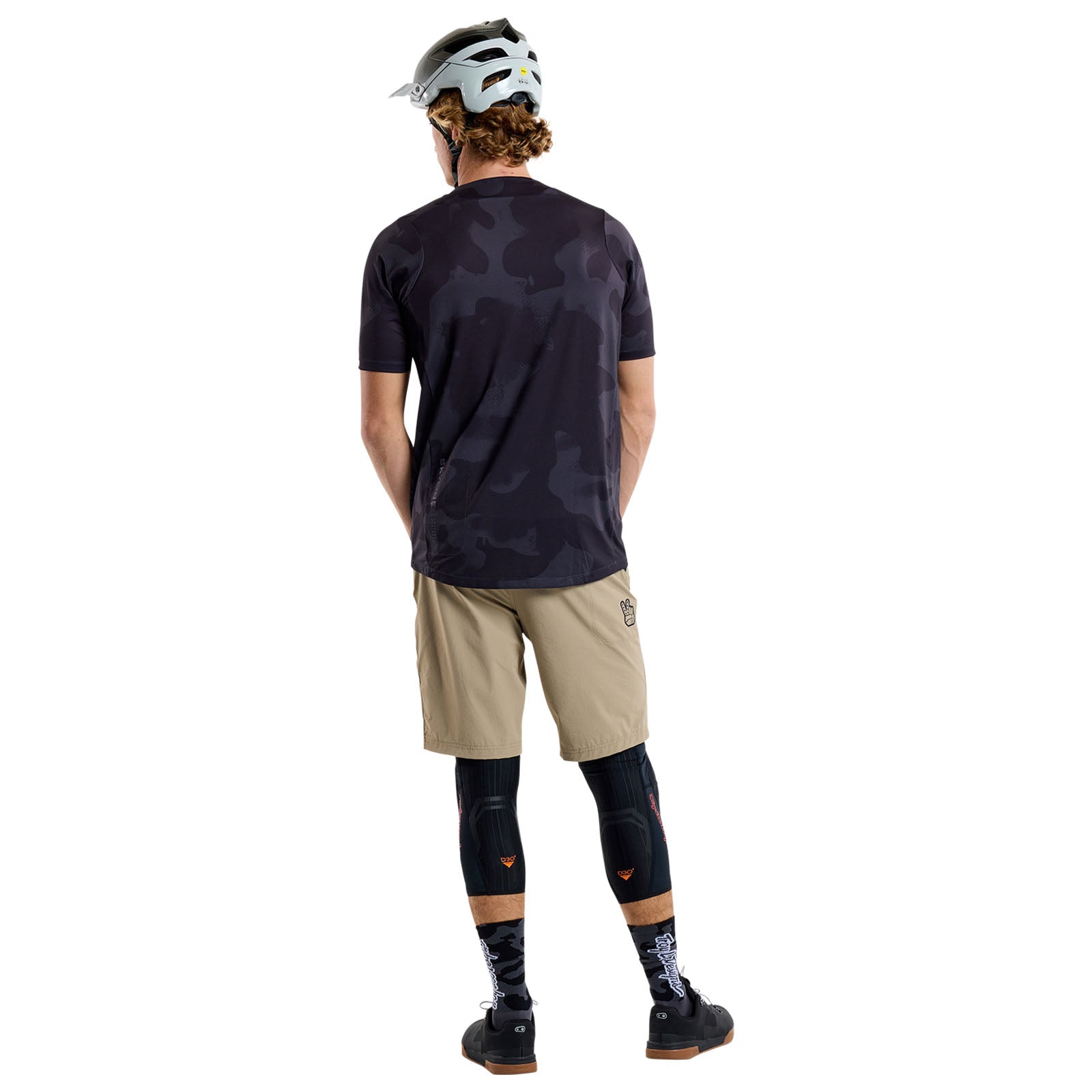 TLD Skyline Kurzarm-Trikot Scrubland, Schwarz