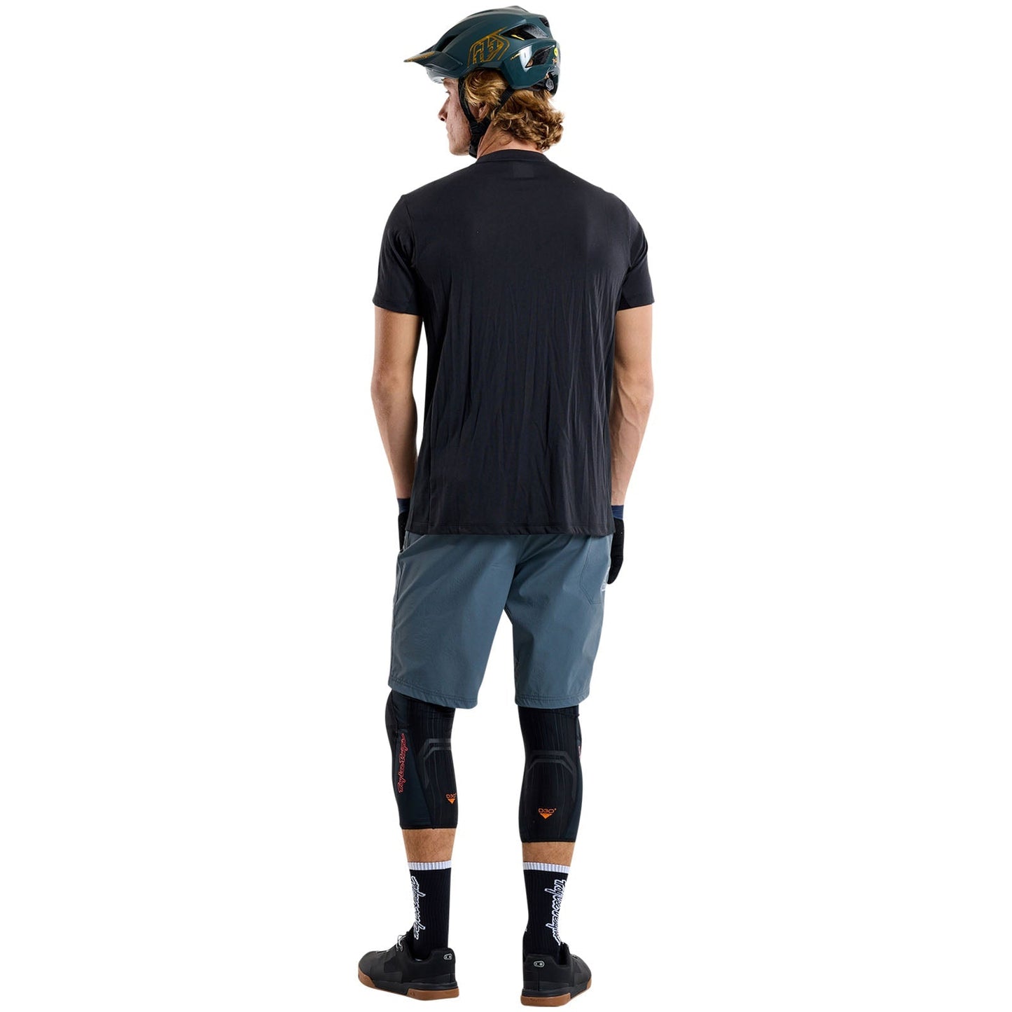 TLD Skyline Fahr-Kurzarm-T-Shirt Signature, Schwarz