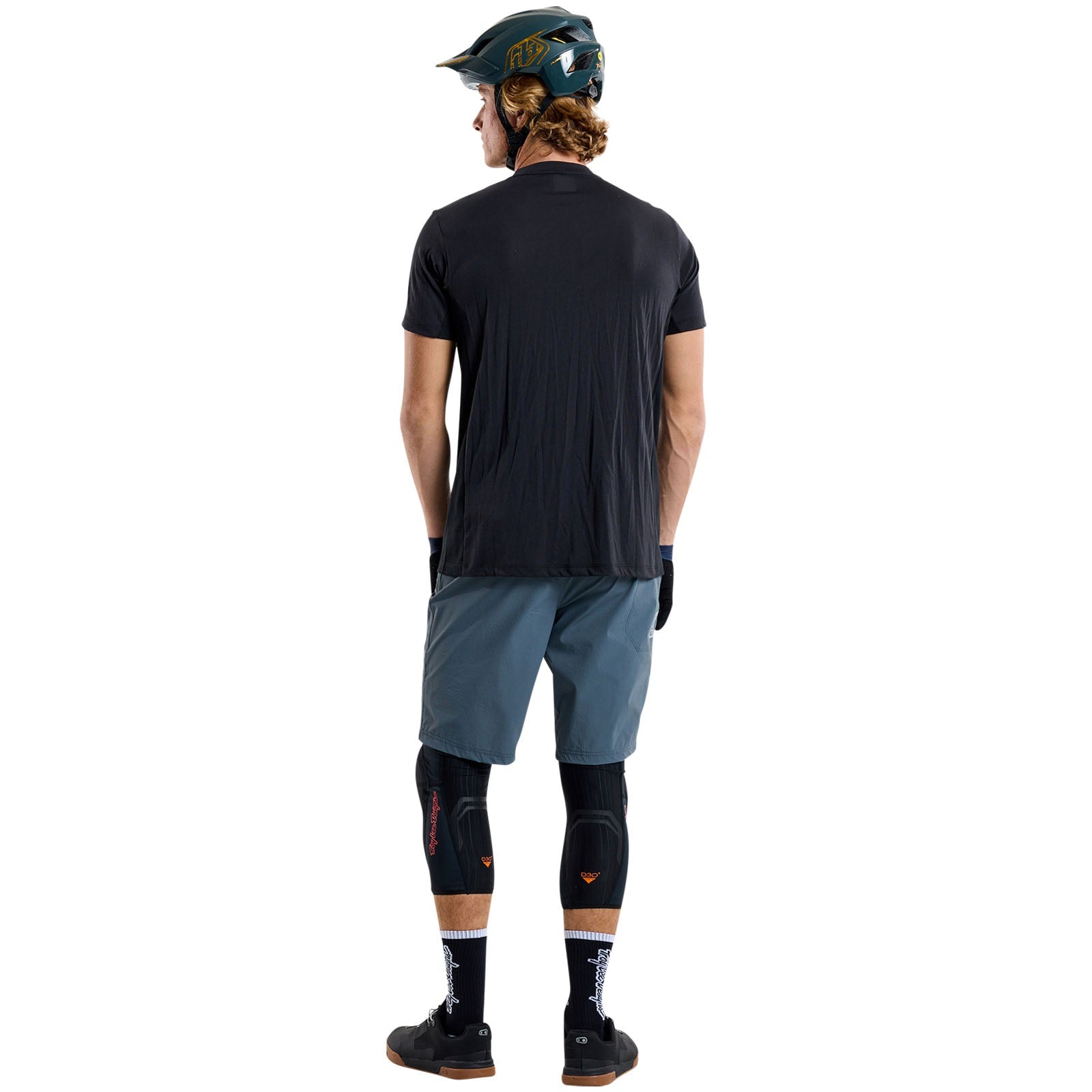 TLD Skyline Fahr-Kurzarm-T-Shirt Signature, Schwarz