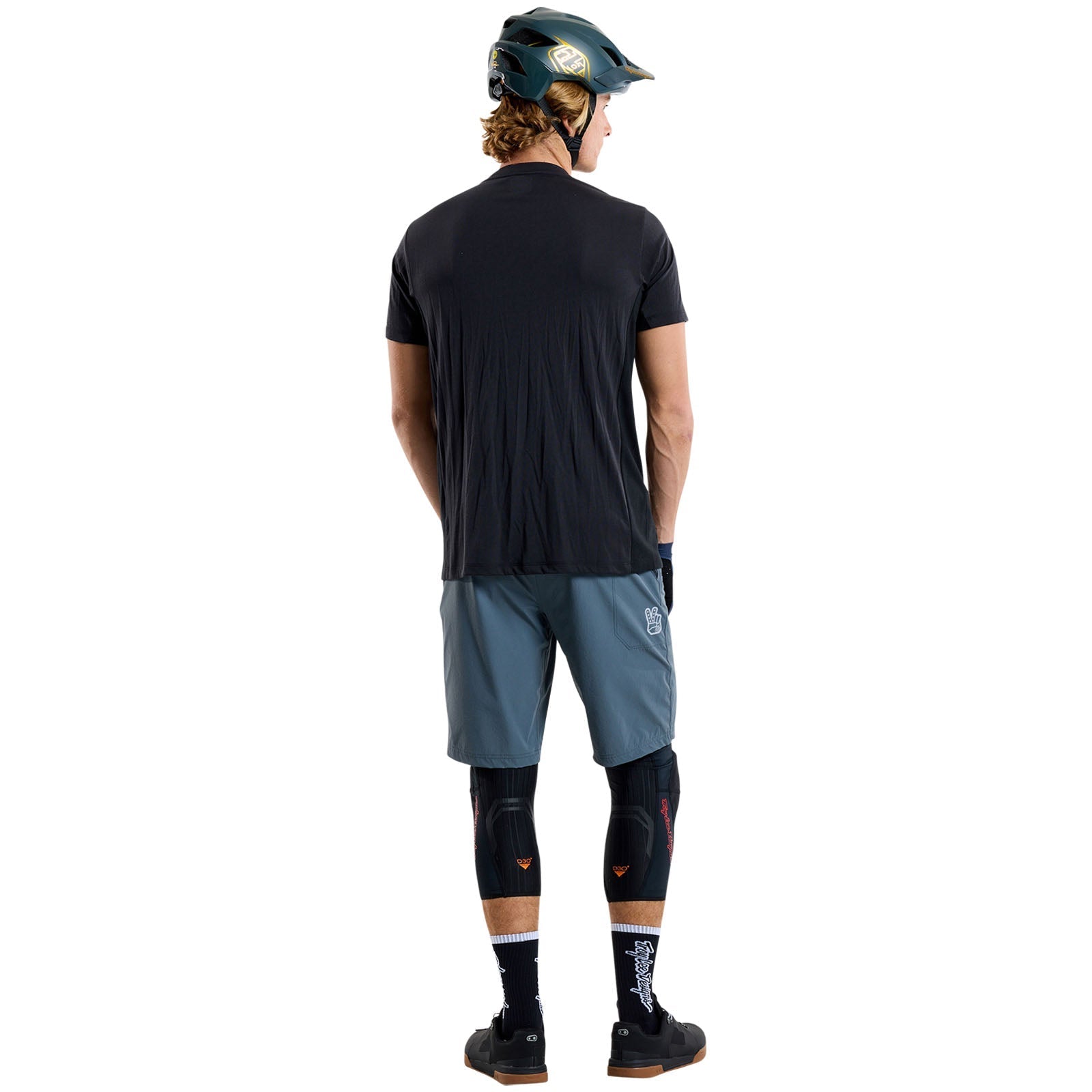 TLD Skyline Fahr-Kurzarm-T-Shirt Signature, Schwarz
