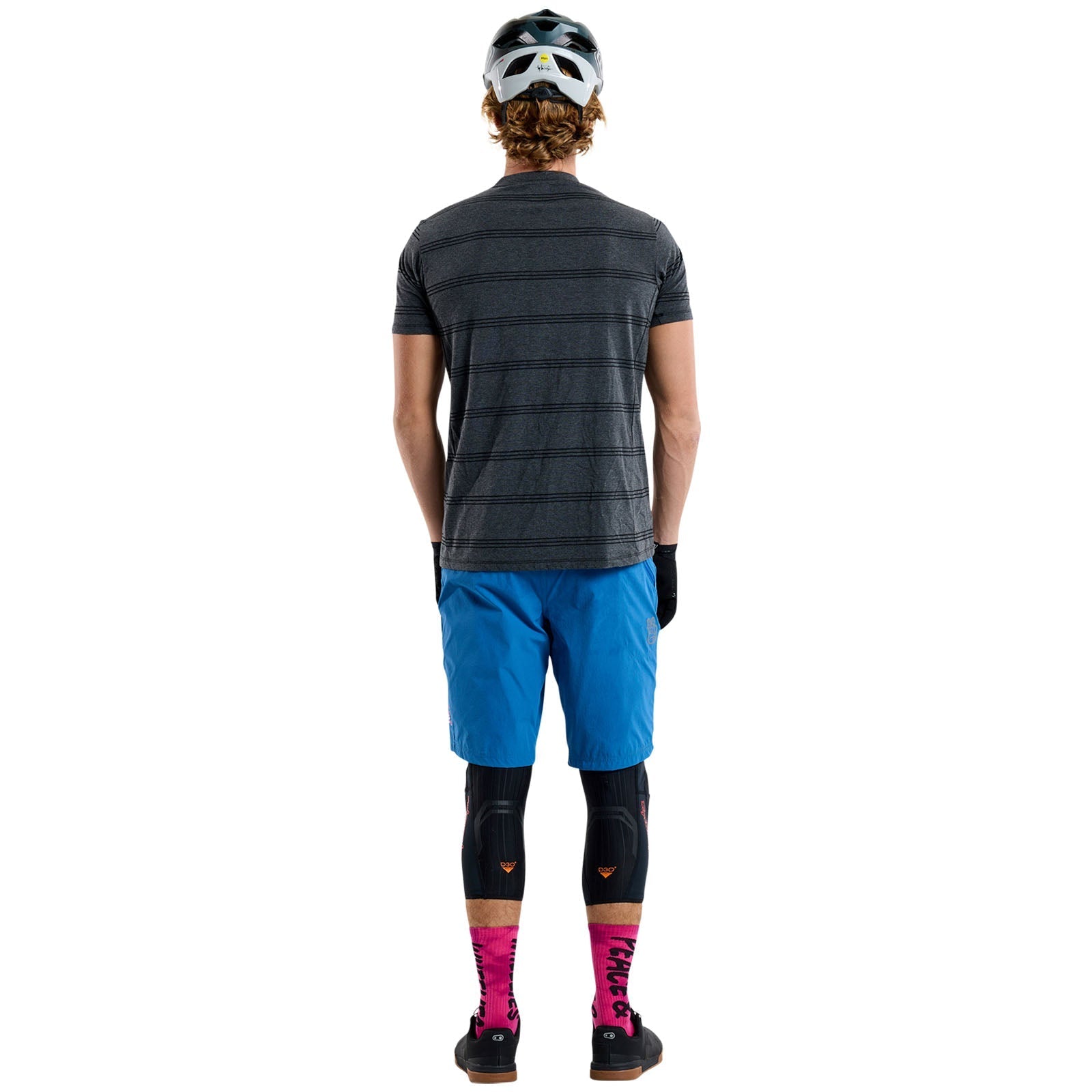 TLD Skyline Fahr-Kurzarm-T-Shirt Washed Out, Regenwolkengrau