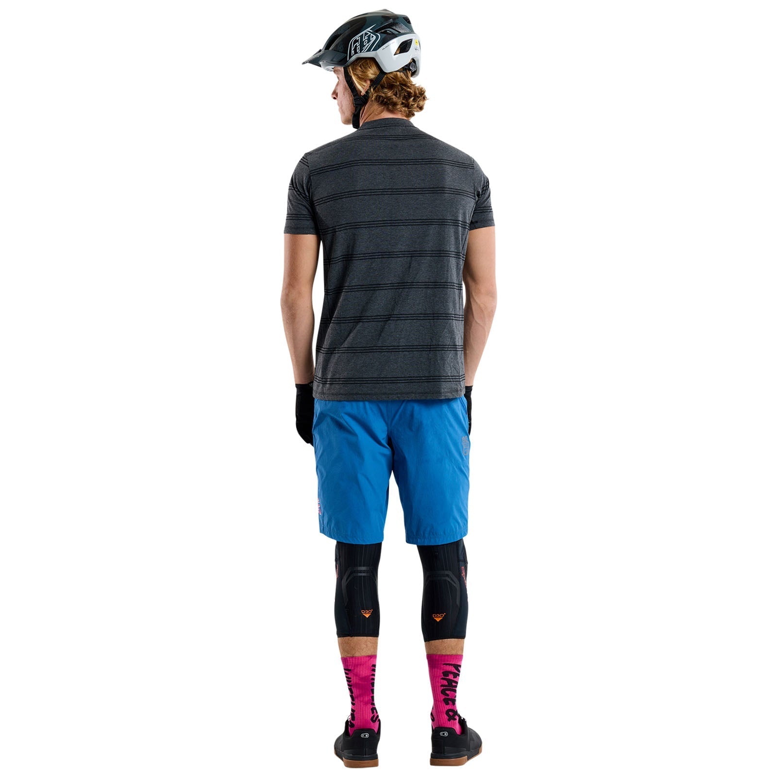 TLD Skyline Fahr-Kurzarm-T-Shirt Washed Out, Regenwolkengrau