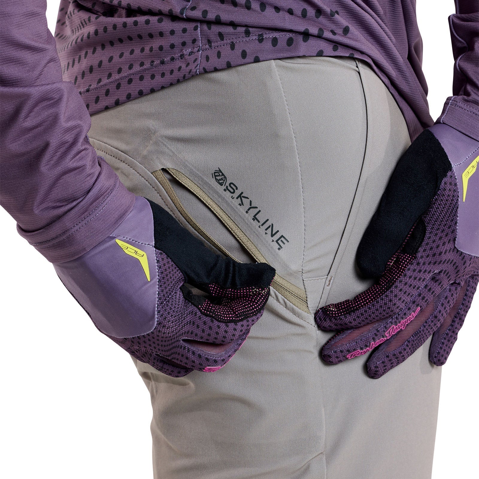 TLD Skyline Superlyte-Hose Mono, Holzbraun
