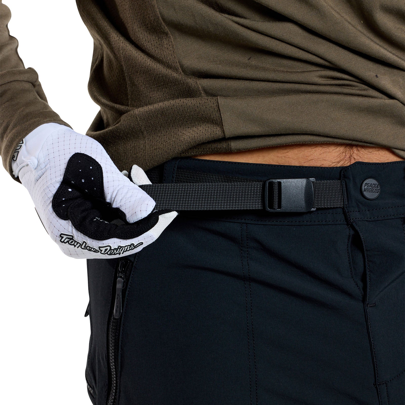 TLD Skyline Trail-Shorts mit Liner Mono, Schwarz