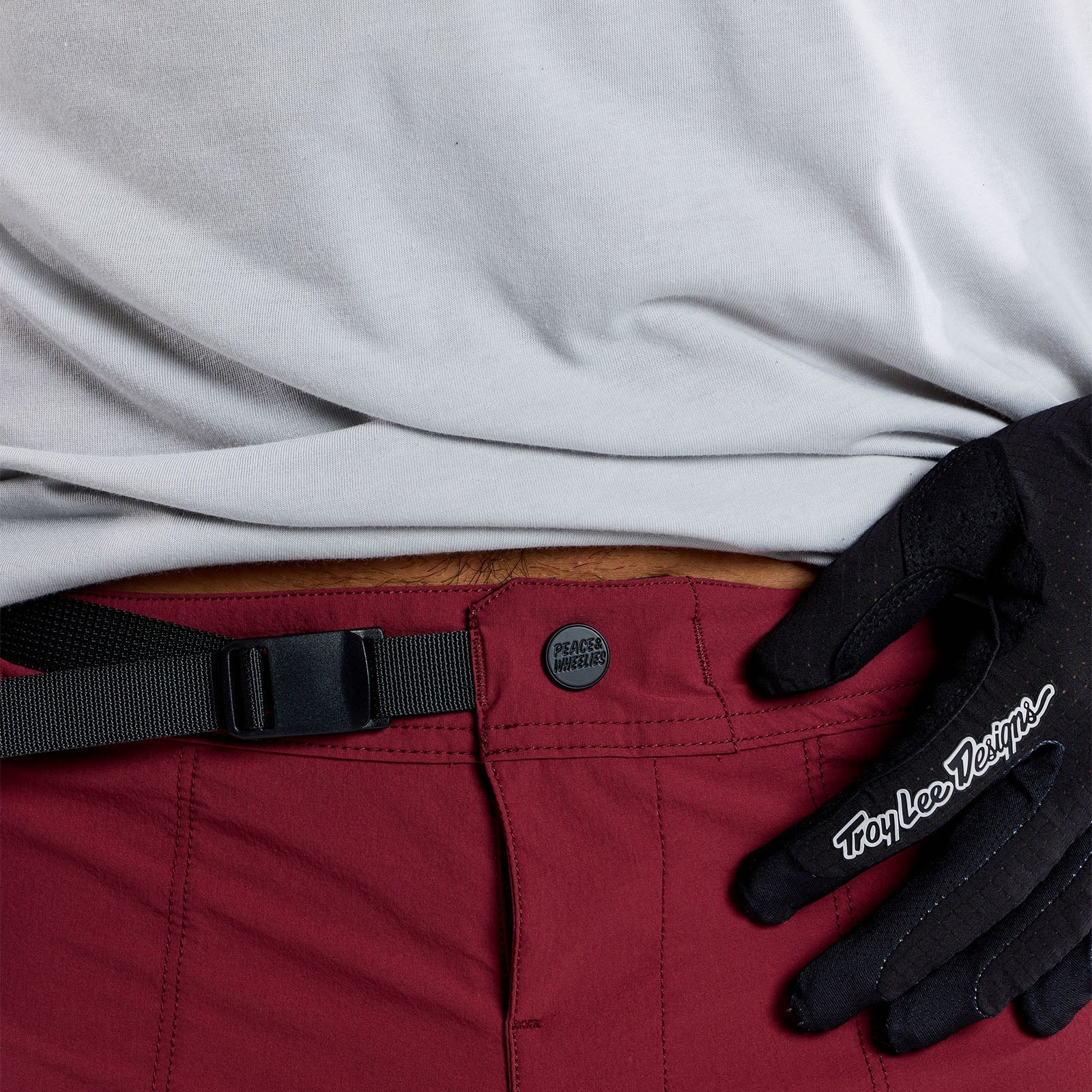 TLD Skyline Trail-Shorts mit Liner Mono, Ochsenblut