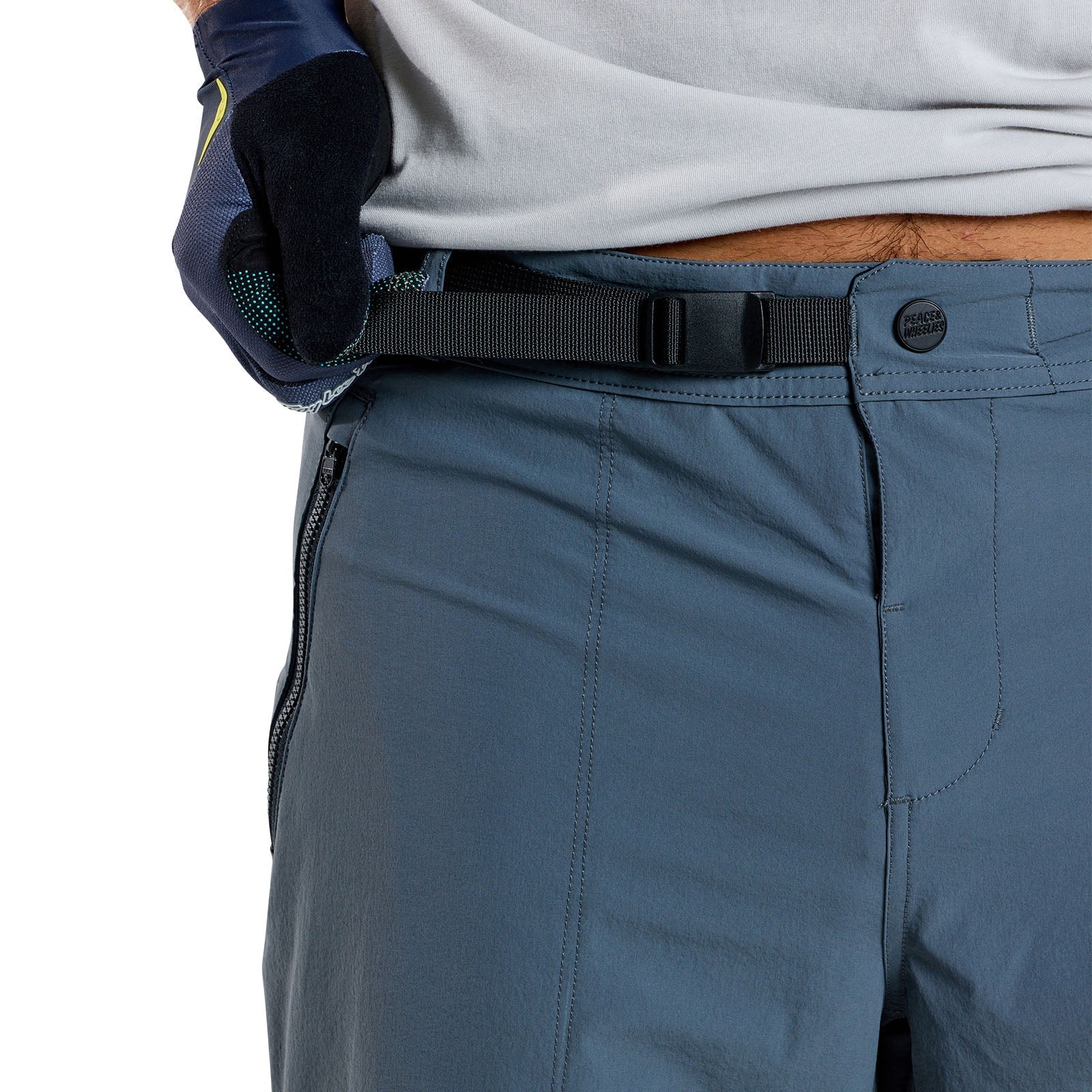 TLD Skyline Shorts mit Liner Mono, Stahlblau