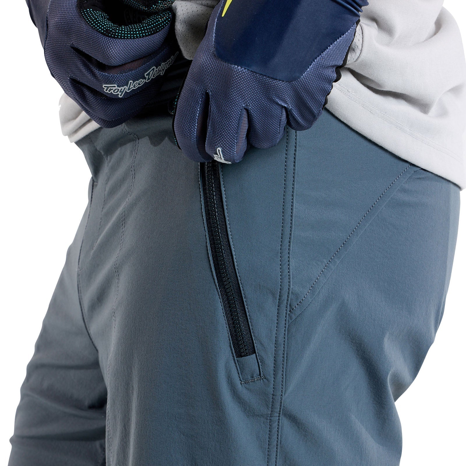 TLD Skyline Shorts mit Liner Mono, Stahlblau