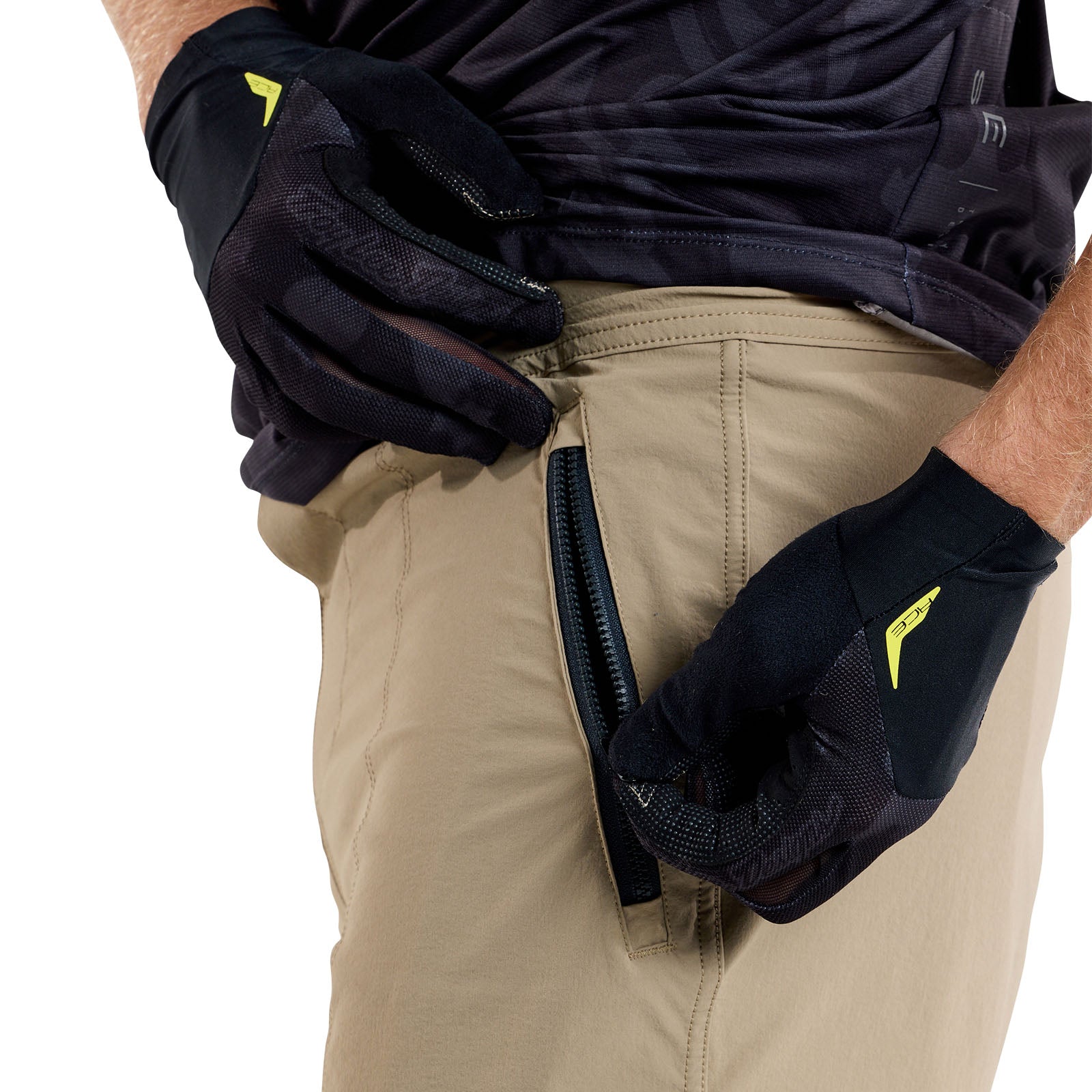 TLD Skyline Trail-Shorts Shell Mono, Holzbraun