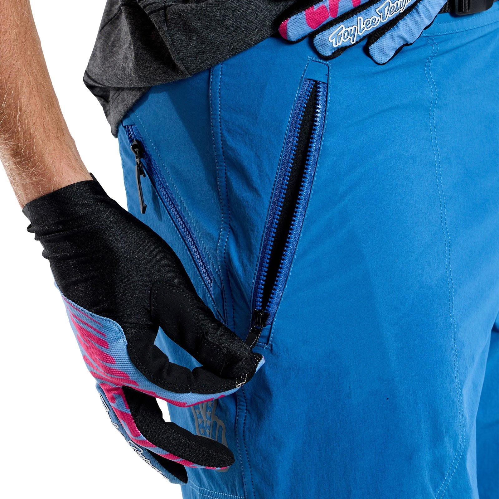 TLD Skyline Trail-Shorts Shell Washed Out, Kobaltblau