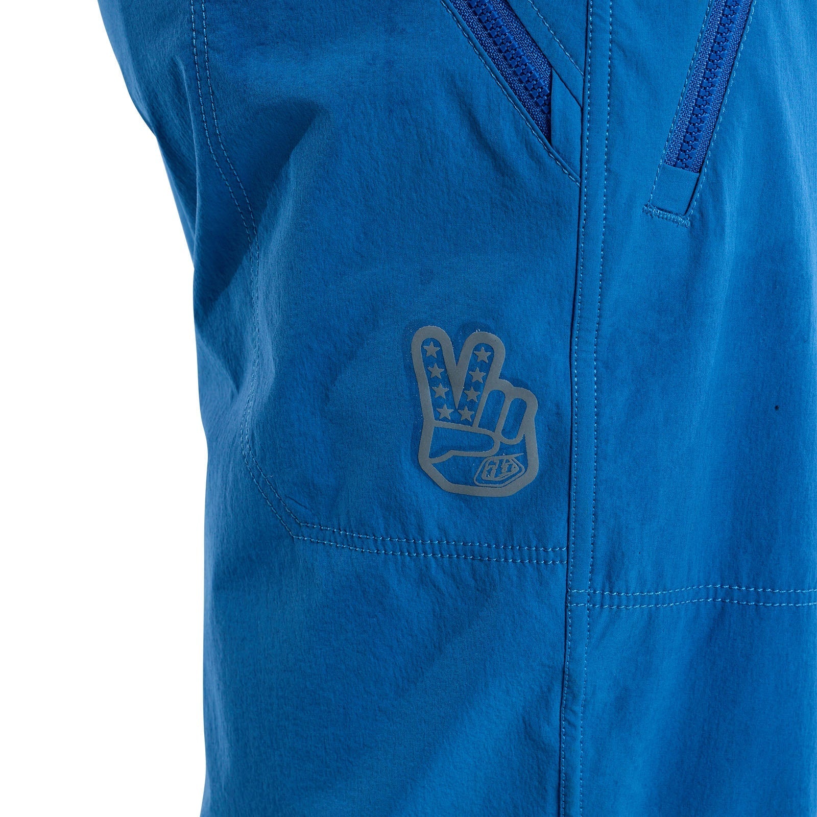 TLD Skyline Trail-Shorts mit Liner Washed Out, Kobaltblau