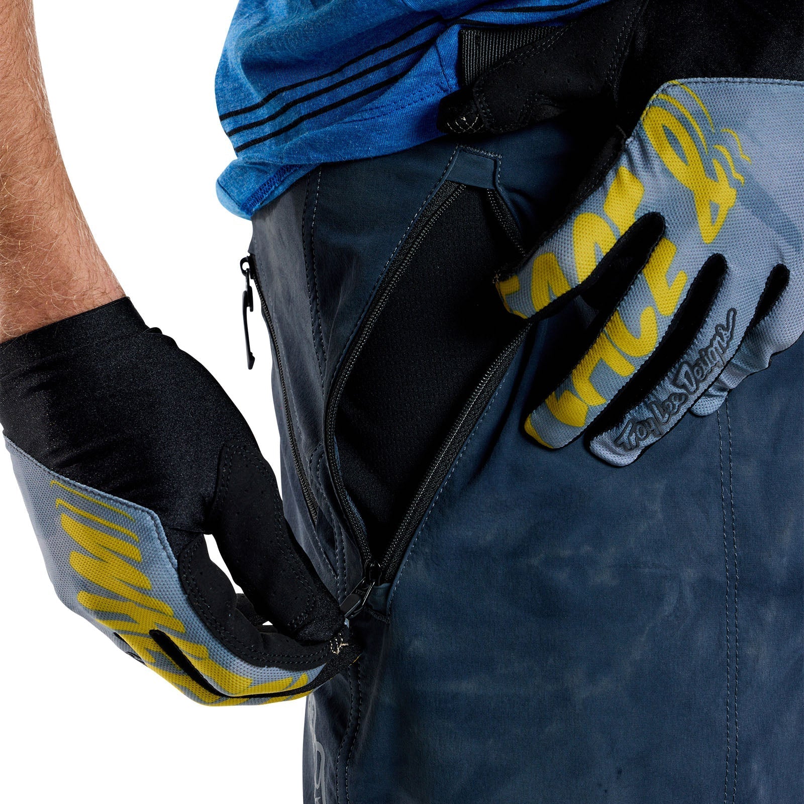 TLD Skyline Trail-Shorts Shell Washed Out, Regenwolkengrau