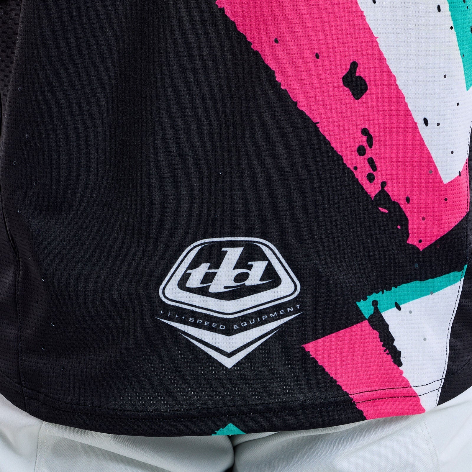 TLD Sprint-Trikot Full Pull, Schwarz