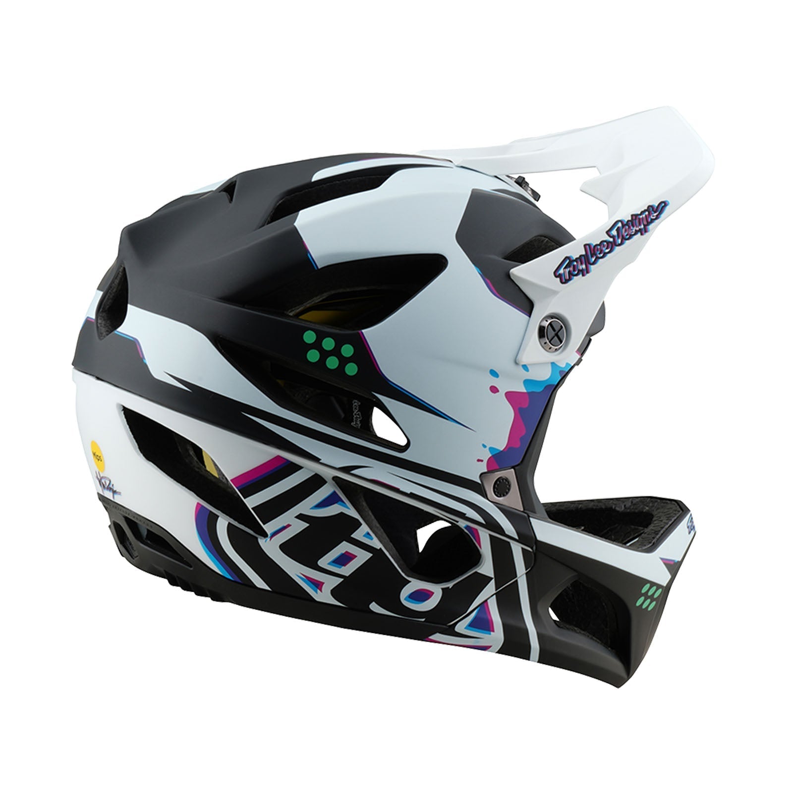 TLD Stage-Helm mit MIPS Trooper, Weiß